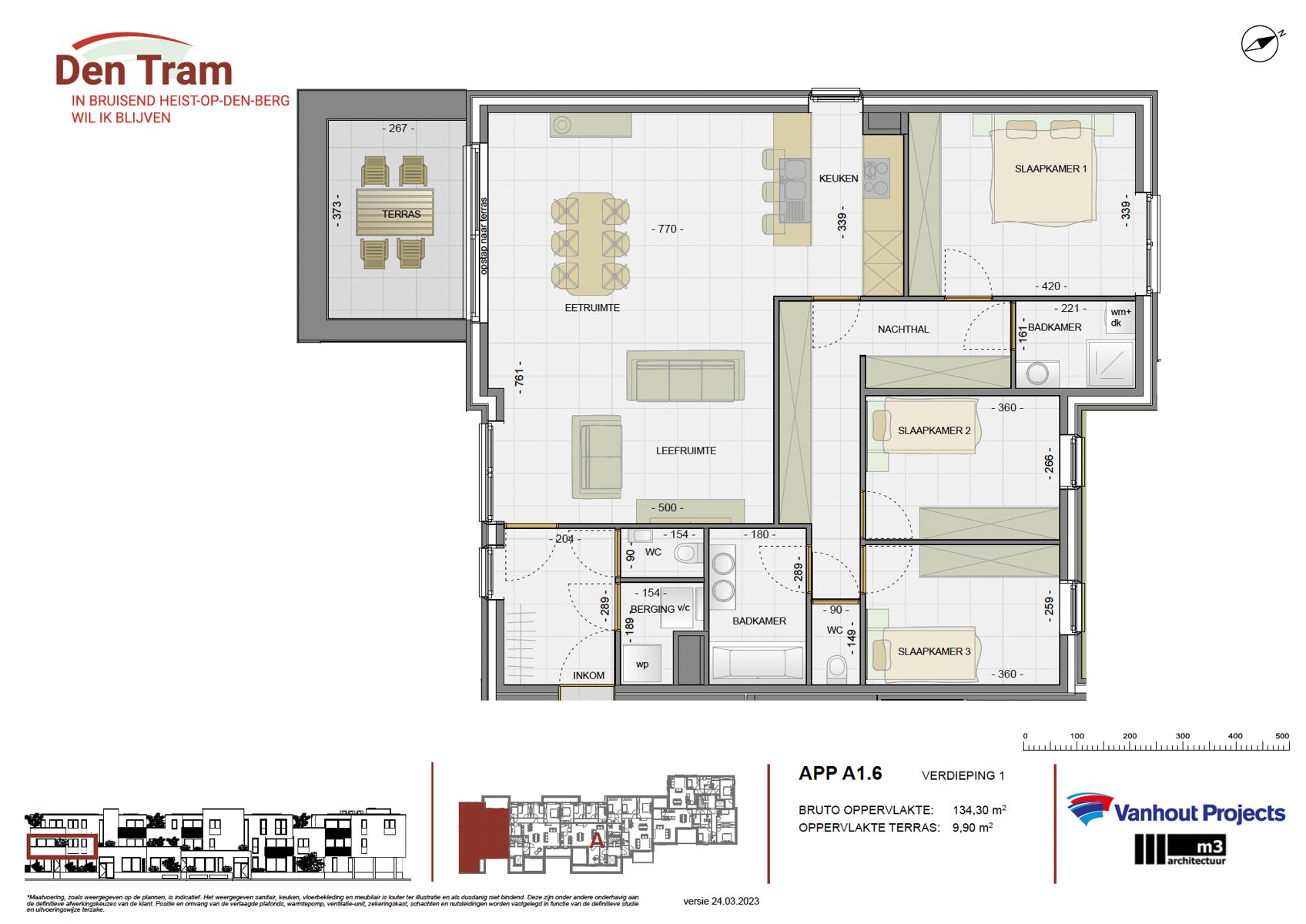 Nieuwbouw app op 1V met 3 slpk, ZW-terras en parking foto 21