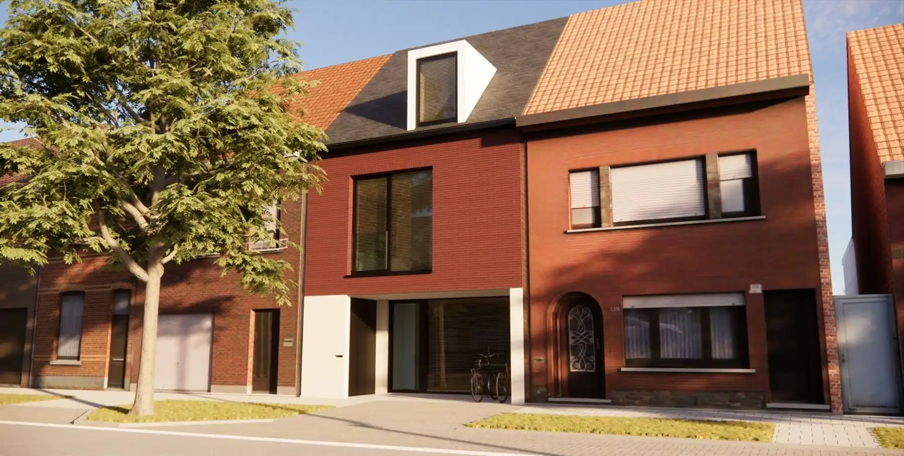 Bouwgrond voor gesloten bebouwing grens Ekeren - Kapellen. foto {{pictureIndex}}