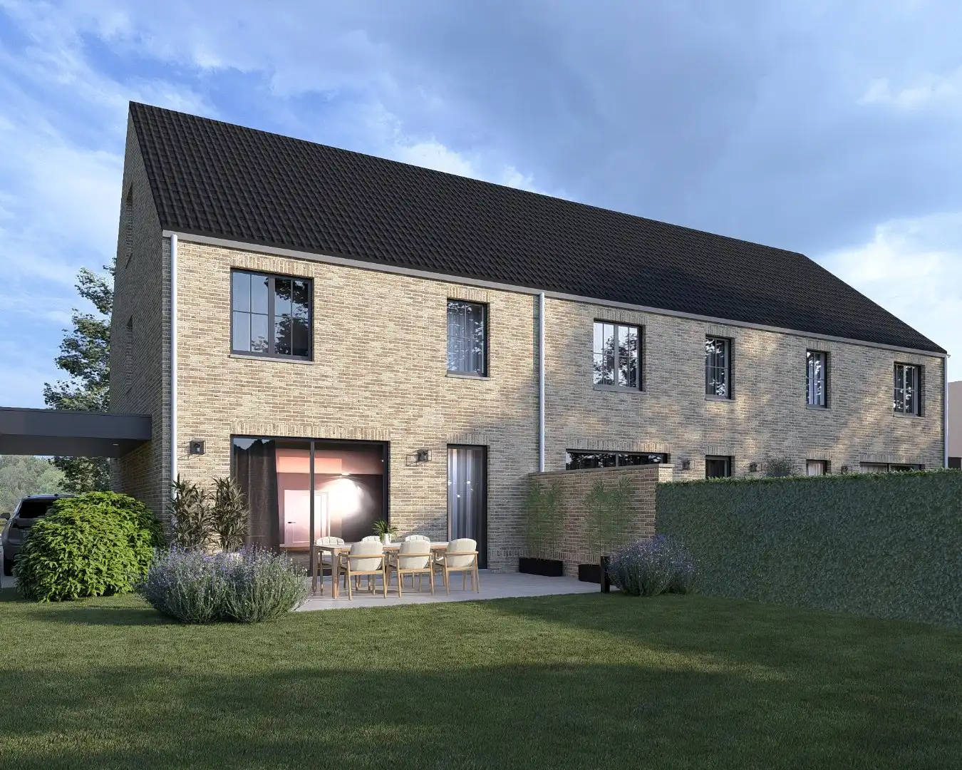 Landelijk project van 3 nieuwbouwwoningen op een rustige locatie te Bree!  foto 9