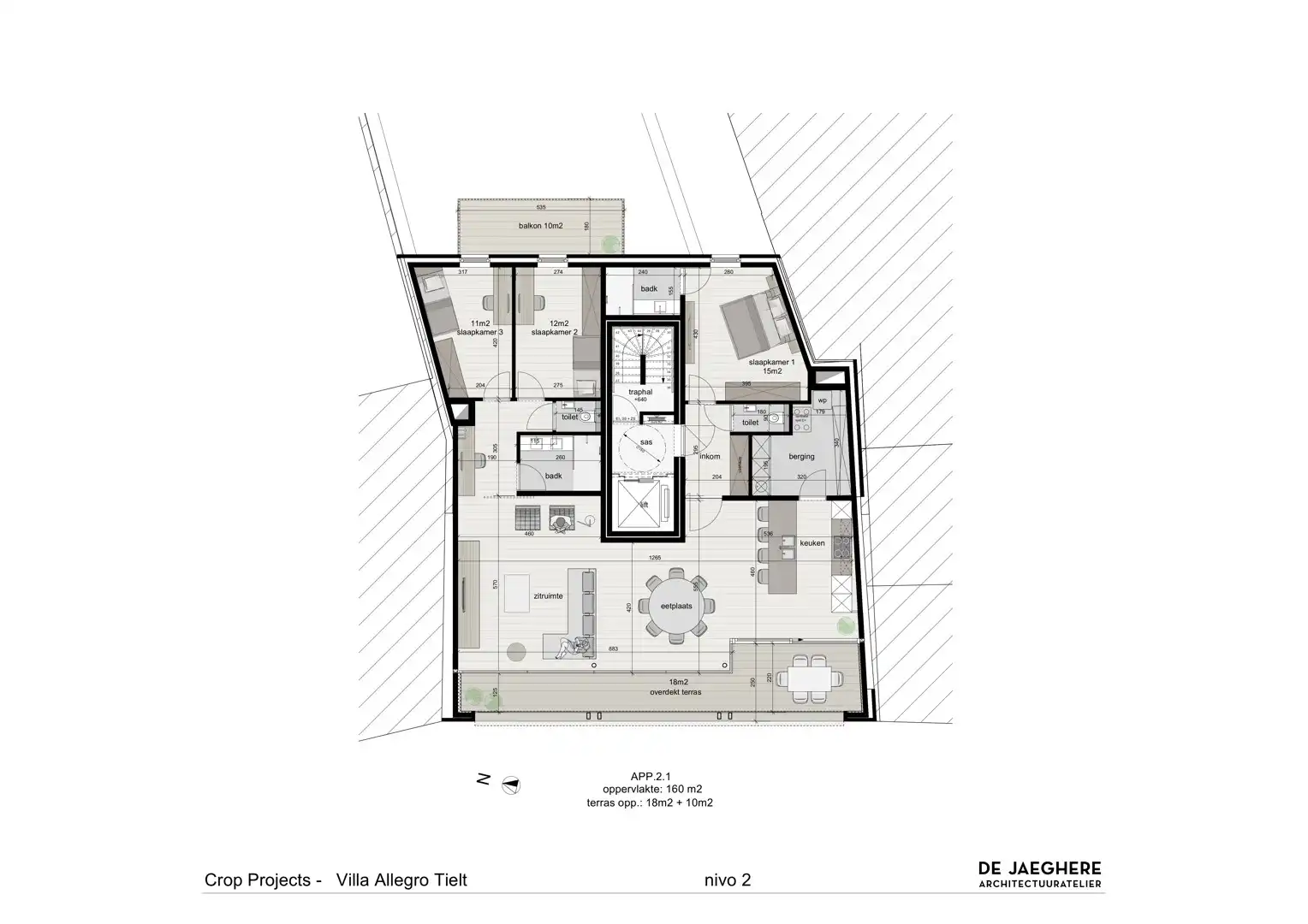 Nieuwbouw duplex appartement in residentie 'Villa Allegro' in het hartje van Tielt! foto 24