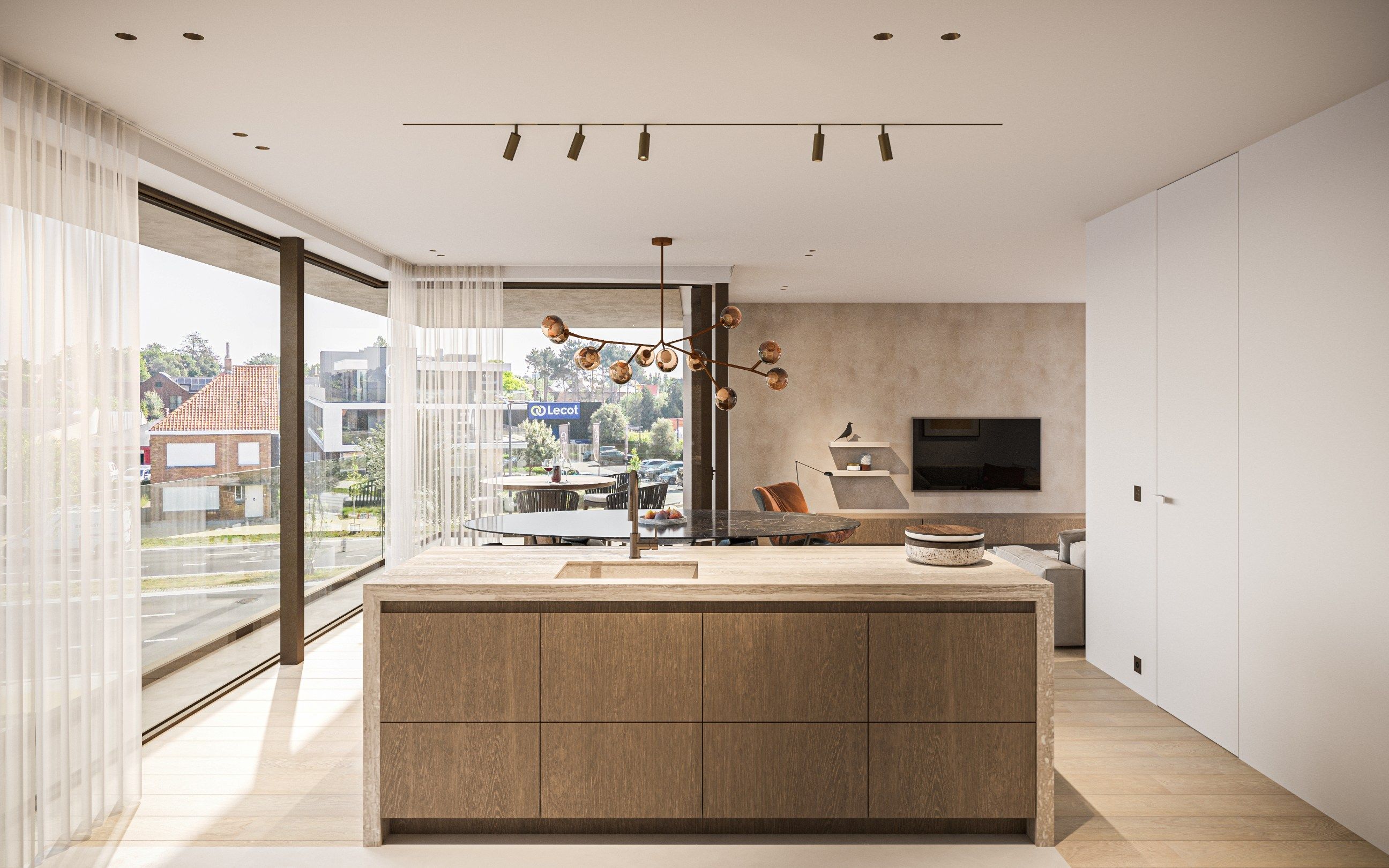 Res. Westlane: 2 slaapkamer appartement met terras te Knokke foto 6