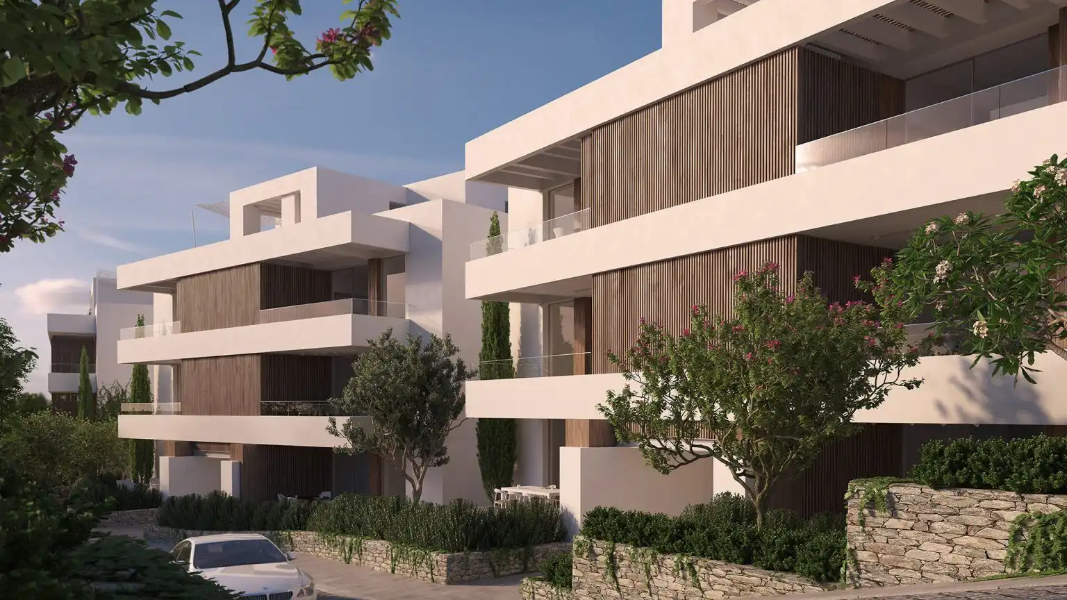 2 tot 3 slaapkamer appartementen met uitzicht op de vallei en zee - Benahavis foto {{pictureIndex}}