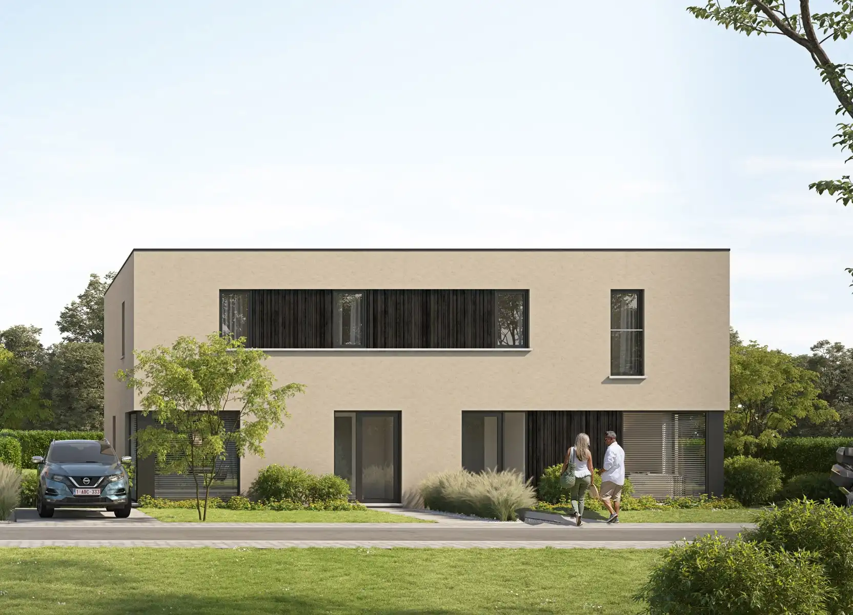 Moderne nieuwbouwwoning foto {{pictureIndex}}