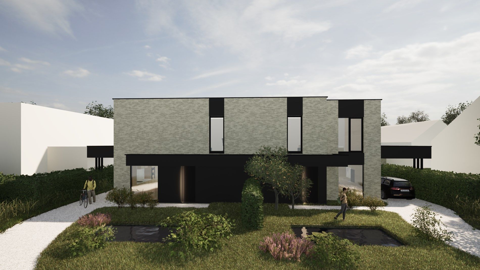 EXCLUSIEVE NIEUWBOUWONING VOORZIEN VAN EEN HOOGWAARDIGE AFWERKING EN MET 4 SLAAPKAMERS, TUIN EN CARPORT TE KERMT foto 7