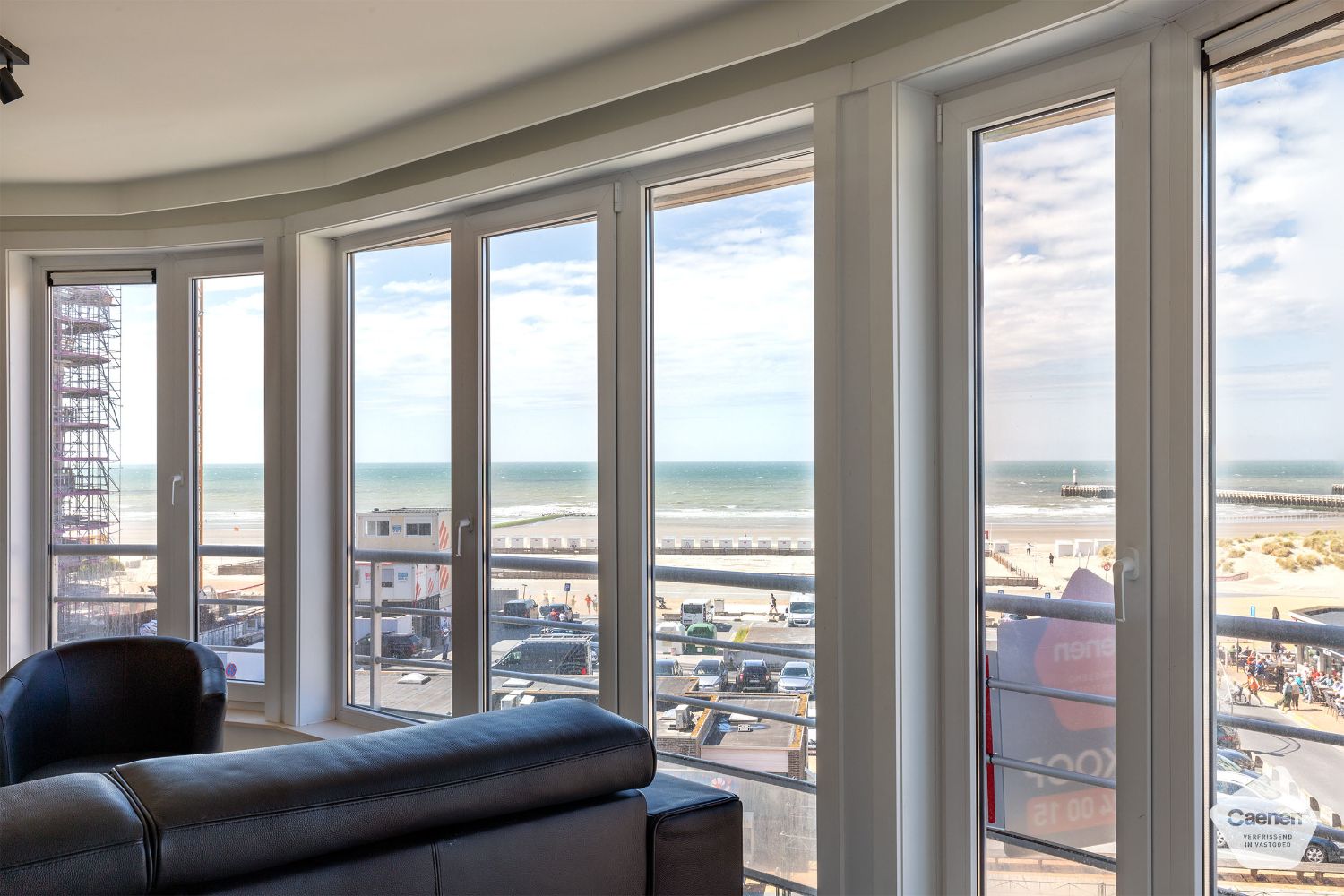 Fantastisch 2-slaapkamer appartement met frontaal zeezicht! foto 2