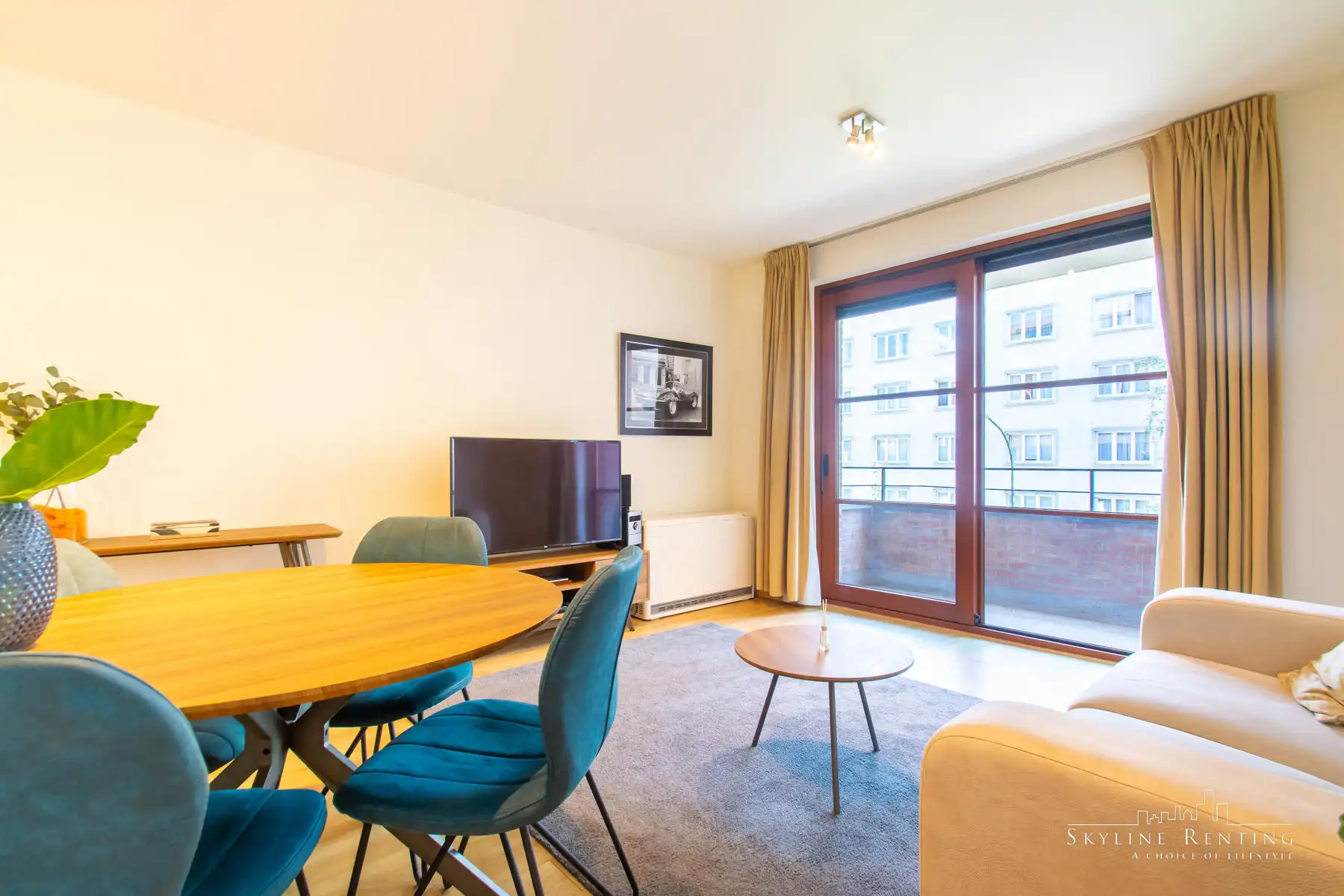Gemeubileerd appartement - 1Kamer + Terras (Park van Woluwe) foto 3