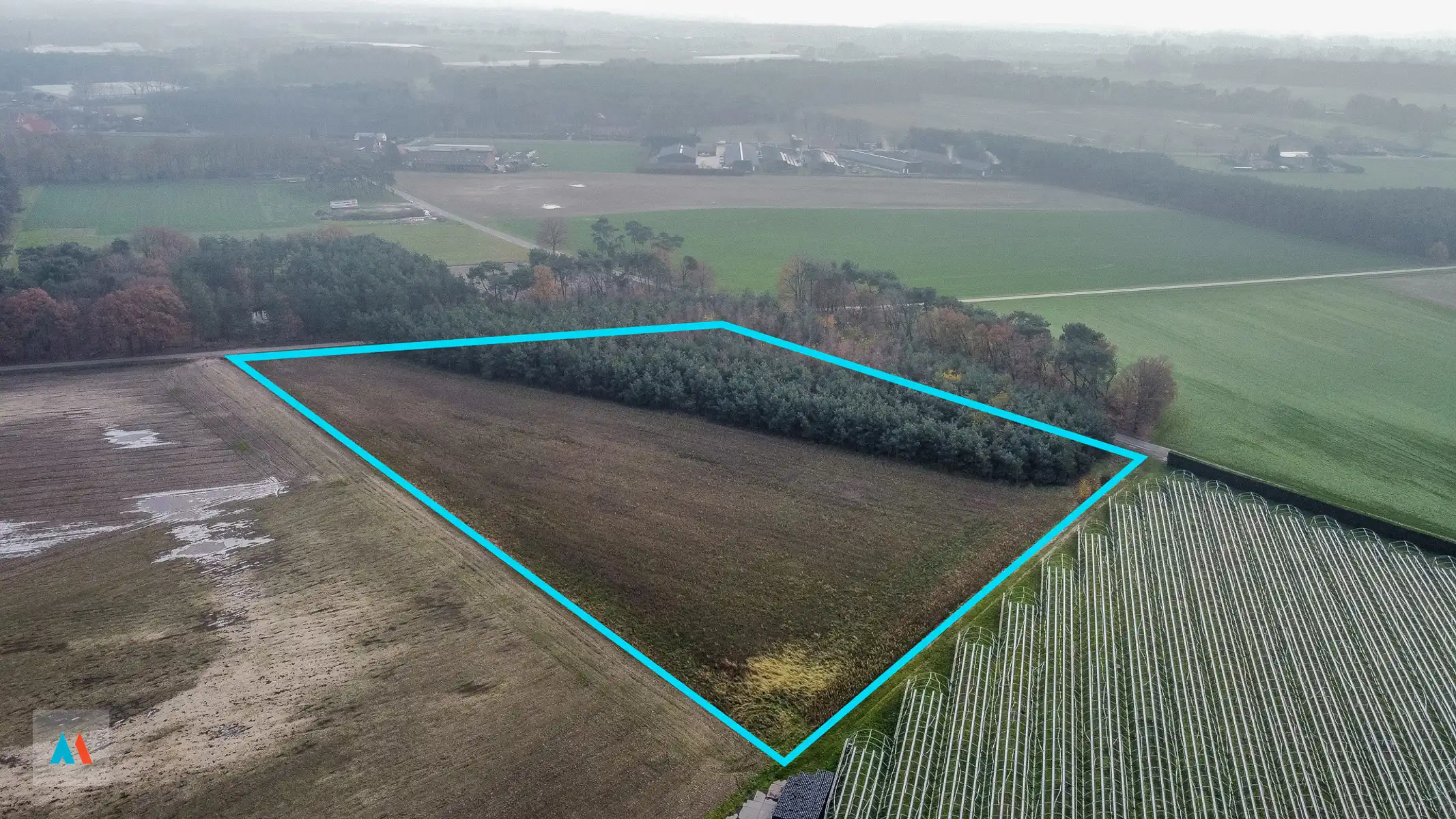 Gemengd perceel Landbouw- en bosgrond foto 10