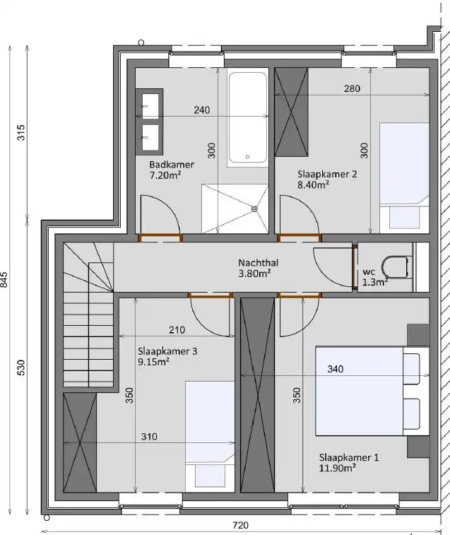 Energiezuinige halfopen bebouwing met twee parkeerplaatsen, rustig en heel centraal gelegen.  foto 22
