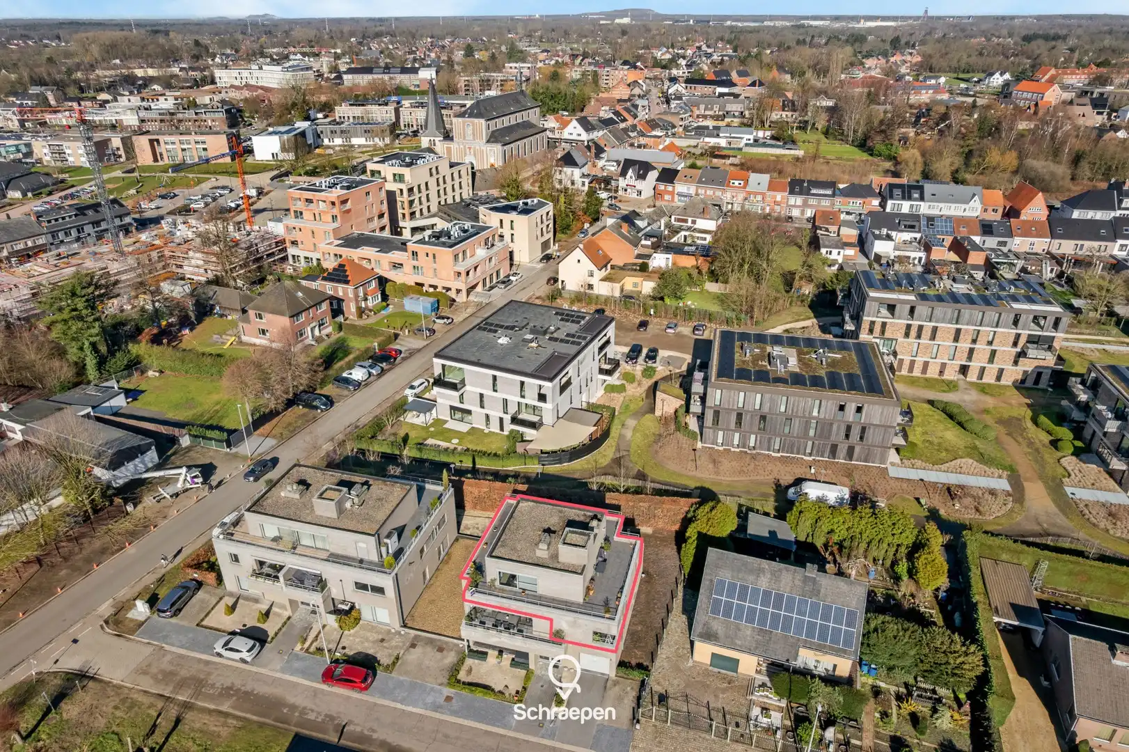 Uniek penthouse met riant zonneterras (115 m²) en 2 slpks in Zonhoven-centrum! foto 4