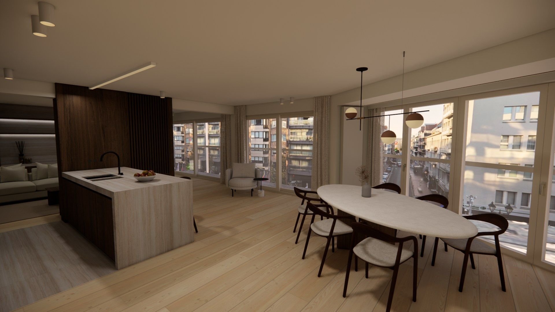 Ruim en prachtig gerenoveerd hoekappartement gelegen aan de westkant van de Lippenslaan foto 2