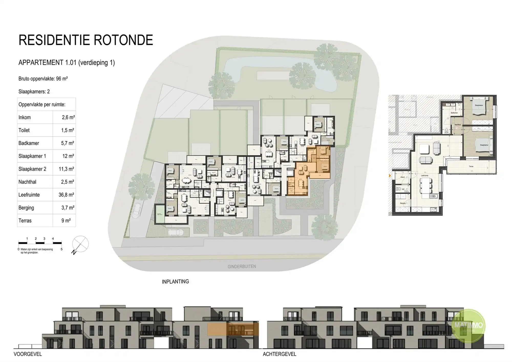 Prachtig nieuwbouwappartement met 2 slaapkamers en terras foto 12
