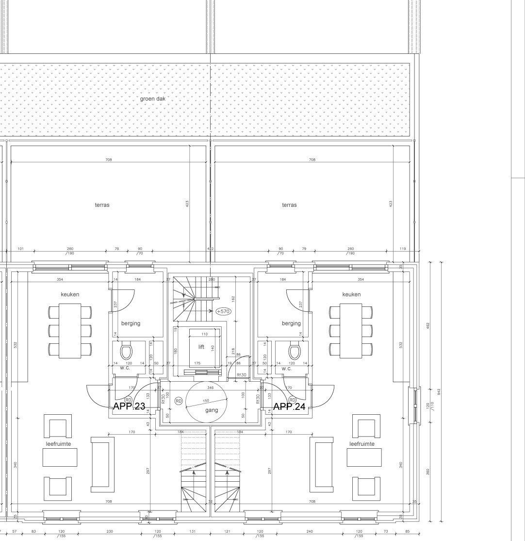 Recent appartement met lift te BEGIJNENDIJK foto 13