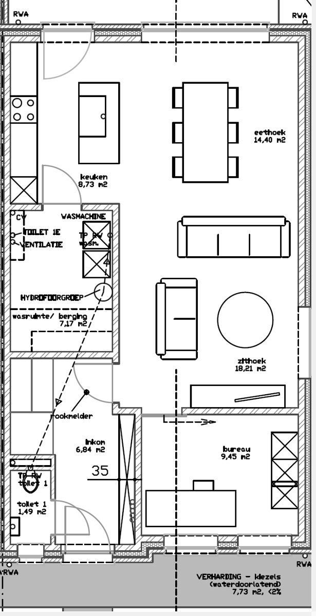 Ruime woning, rustig gelegen - Lot 4 (Rechts) foto 8