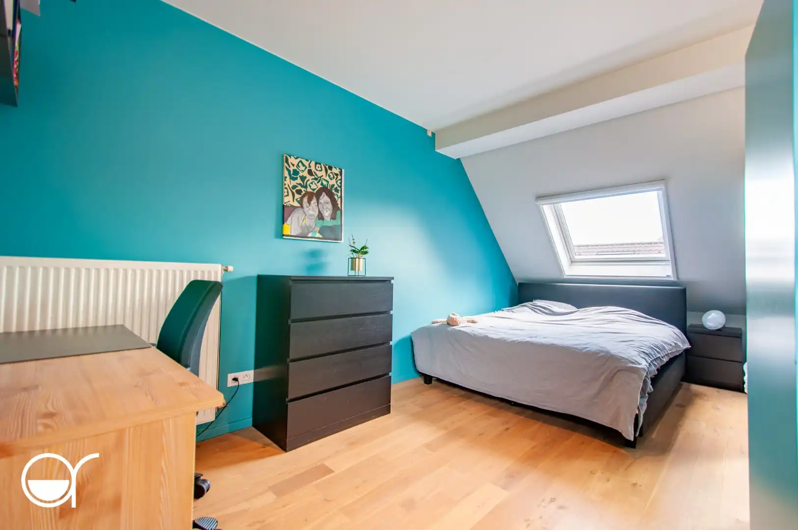 Lichtrijk één-slaapkamerappartement op de derde verdieping met prachtig uitzicht foto 13