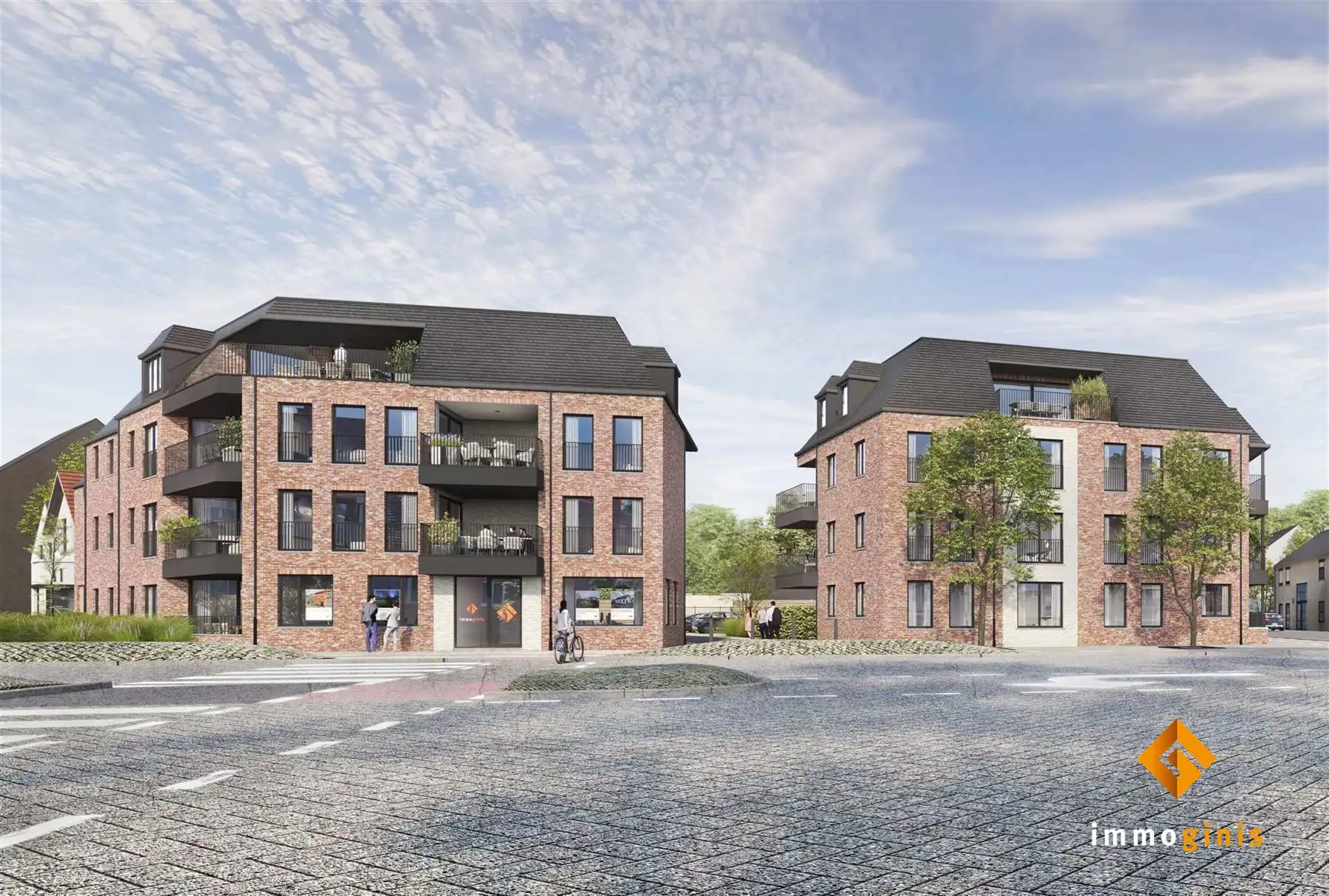 OPEN WERF! Appartement (tweede verdieping) met 2 slaapkamers en ruim overdekt terras. foto 6