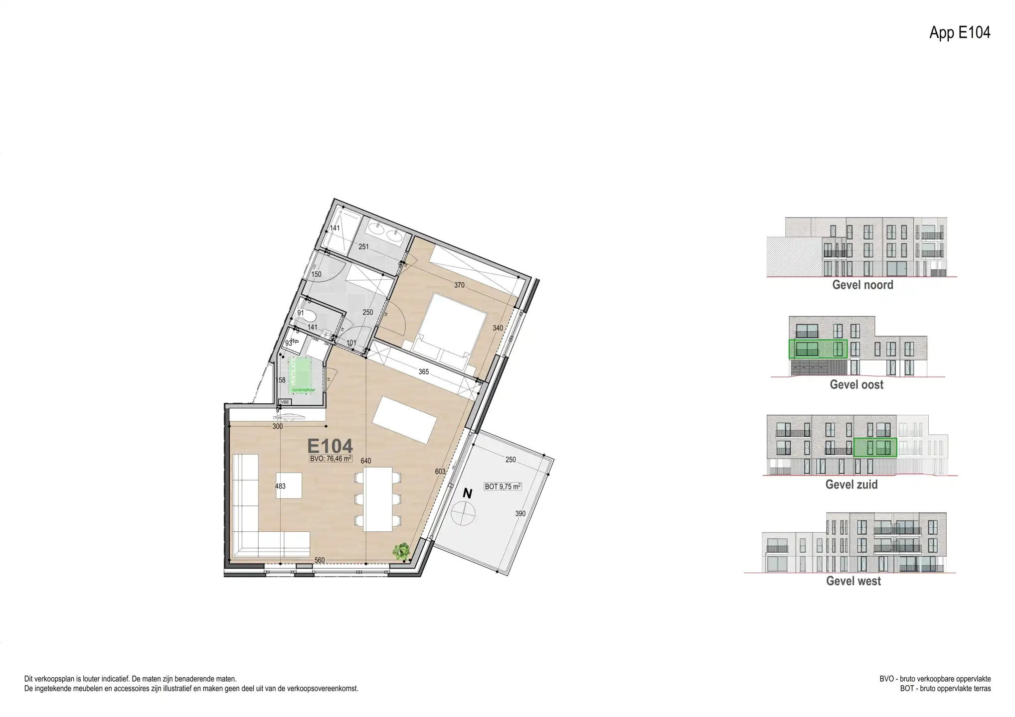 Nieuwbouwappartement met 1 slaapkamer foto 9