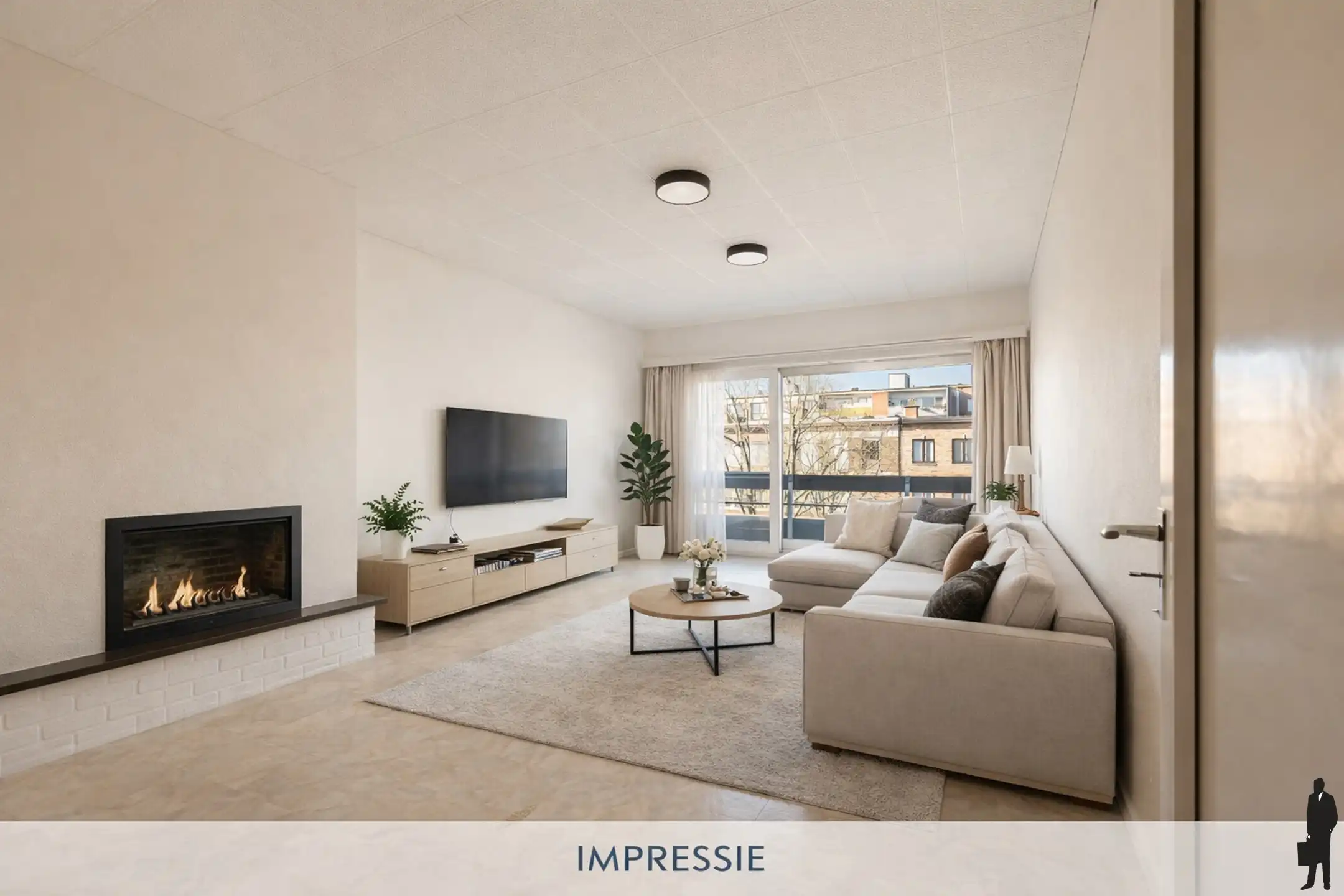 Lichtrijk appartement met 2 slaapkamers, terras én garage foto {{pictureIndex}}