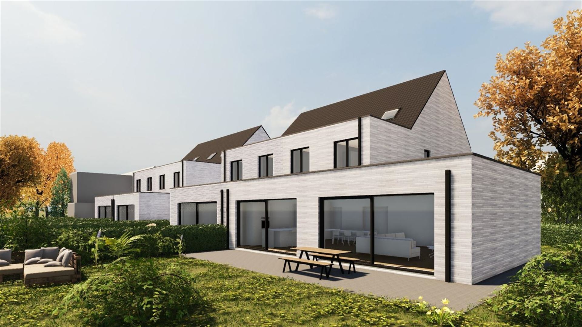 Unieke halfopen nieuwbouwwoning op perceel van 1857m² foto {{pictureIndex}}