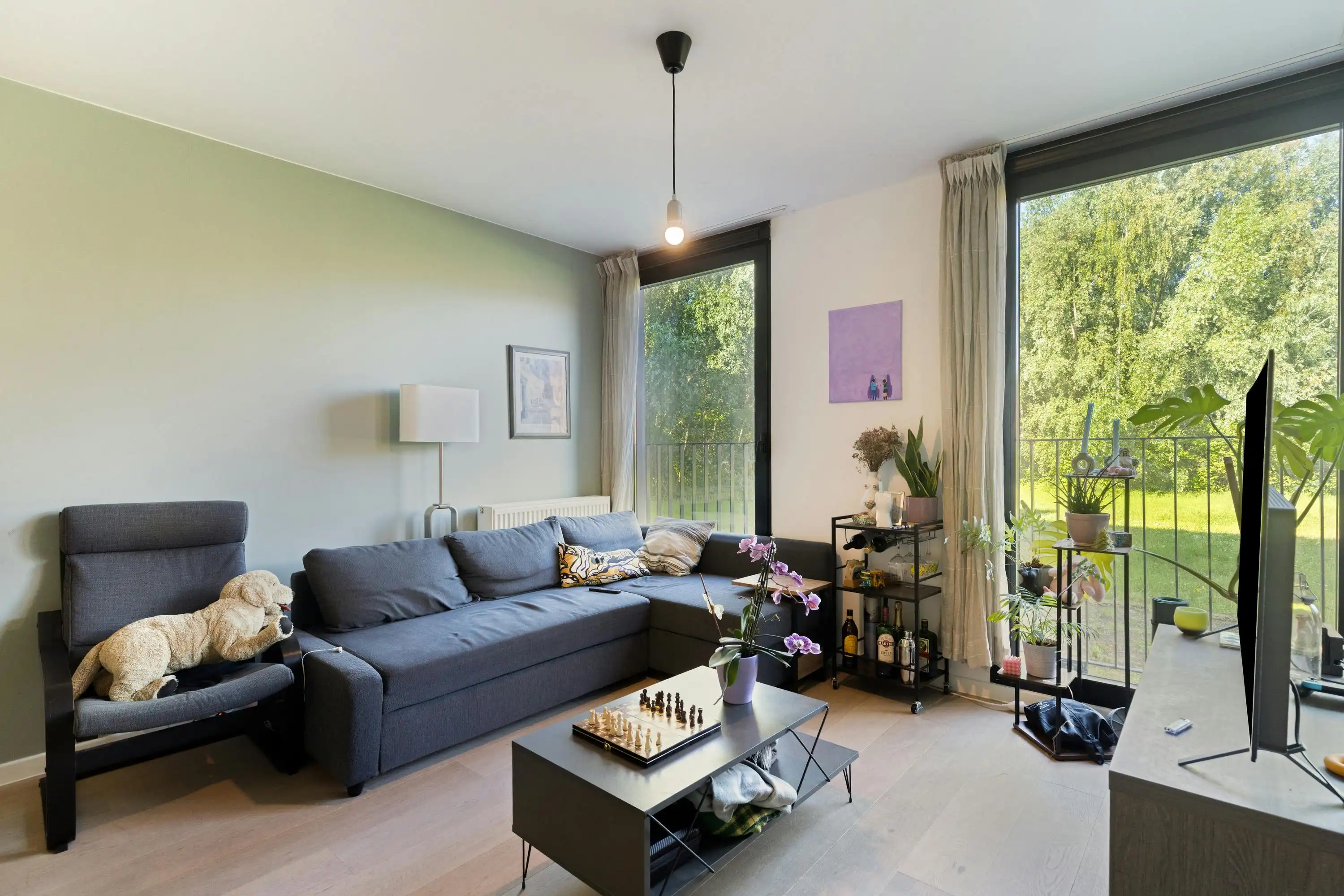 Gelijkvloers appartement te koop met terras en open zicht foto 3