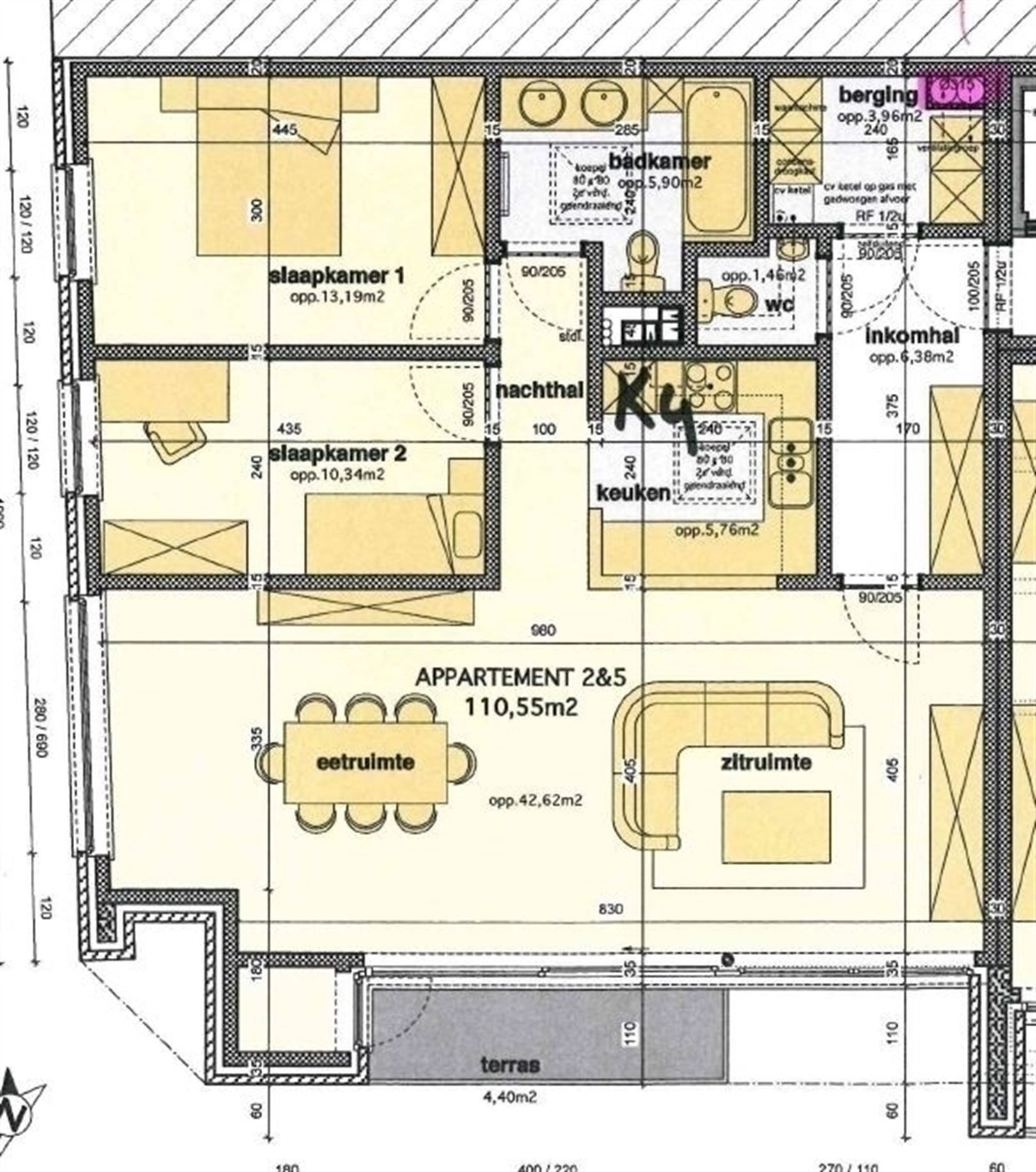 Centraal gelegen, instapklaar appartement met parking foto 14