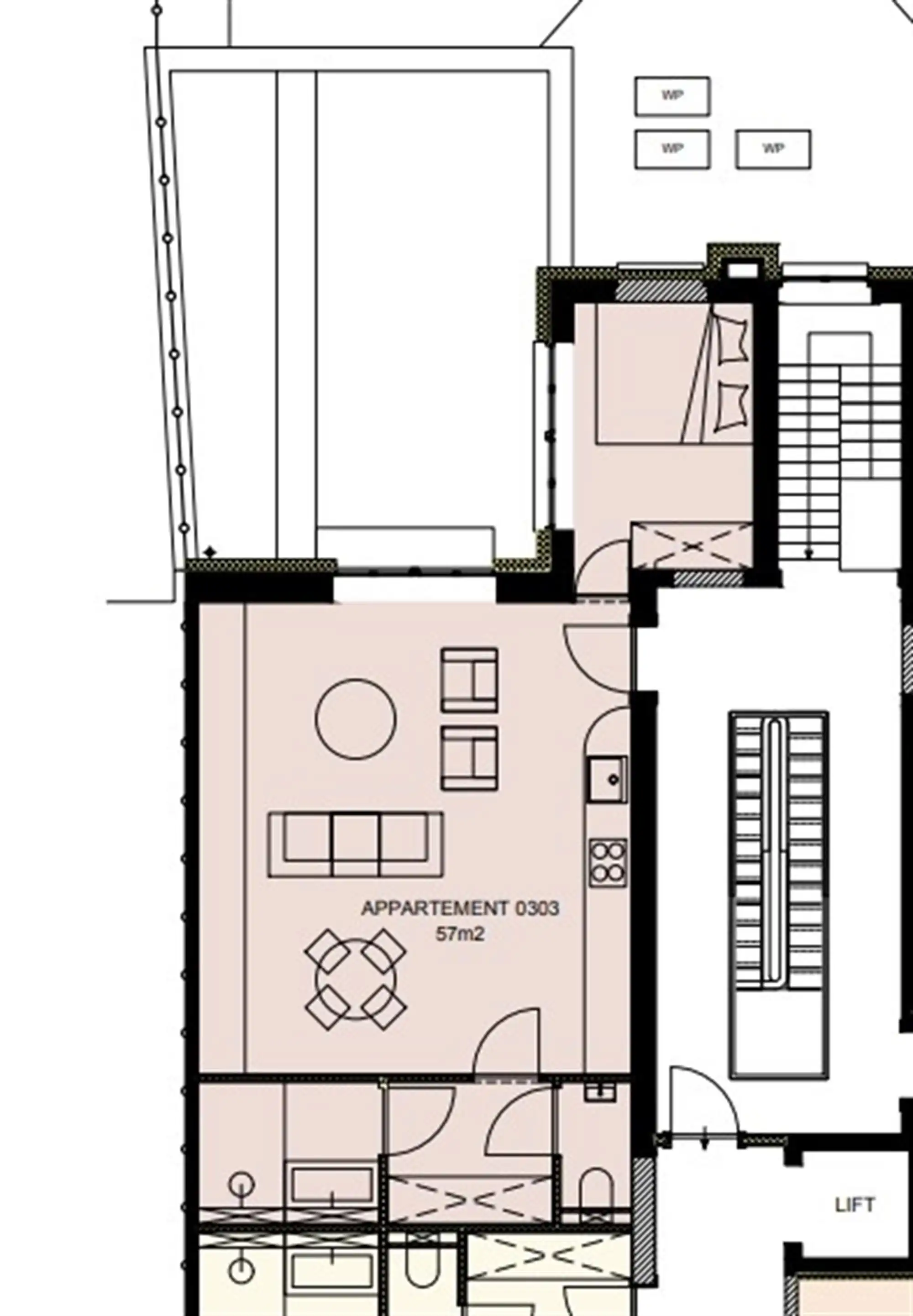Appartement - 1 slpk - B4 foto 2