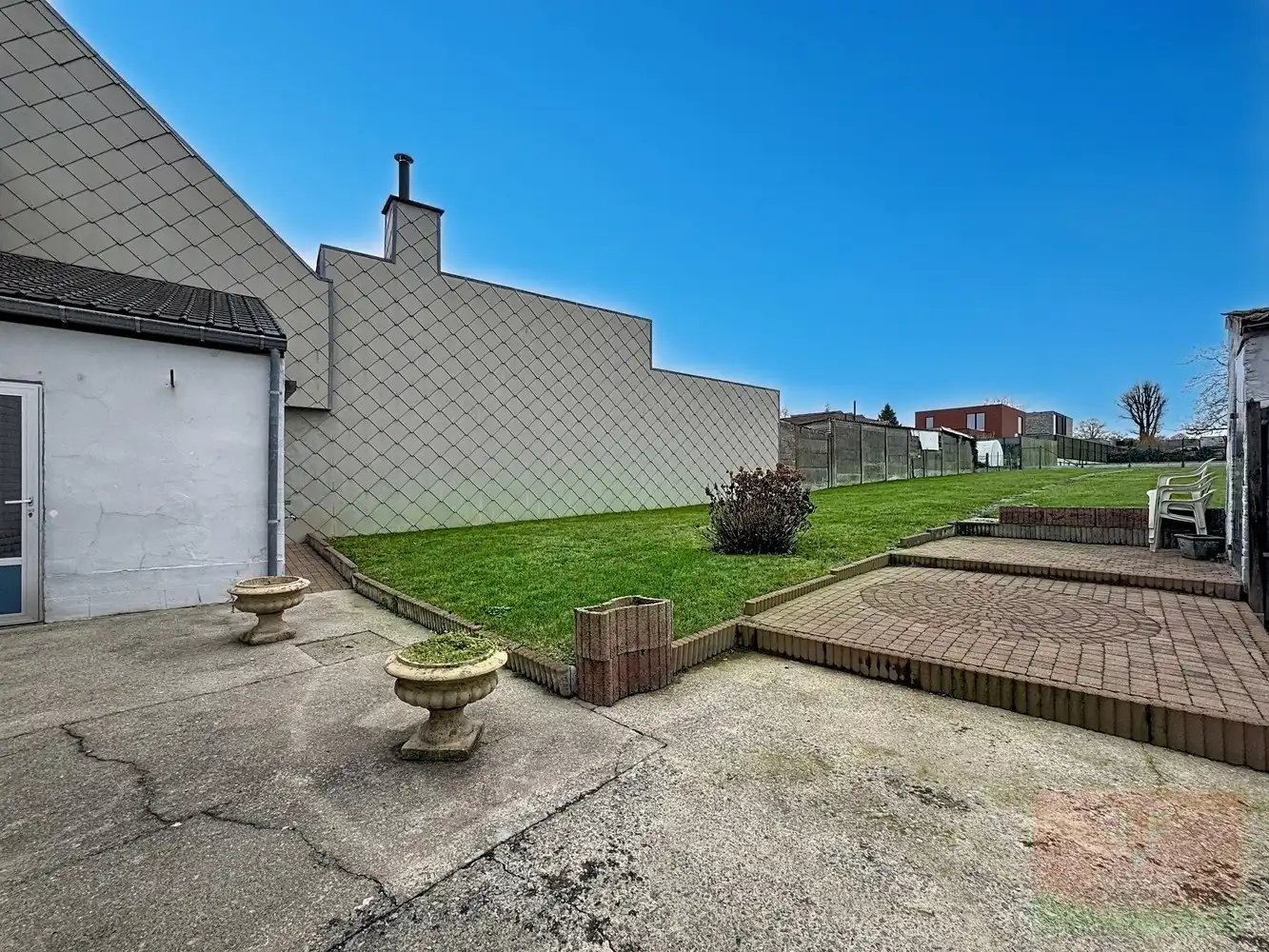 HOB met garage en grote Zuidgerichte tuin in het pittoreske Scheldewindeke foto 13