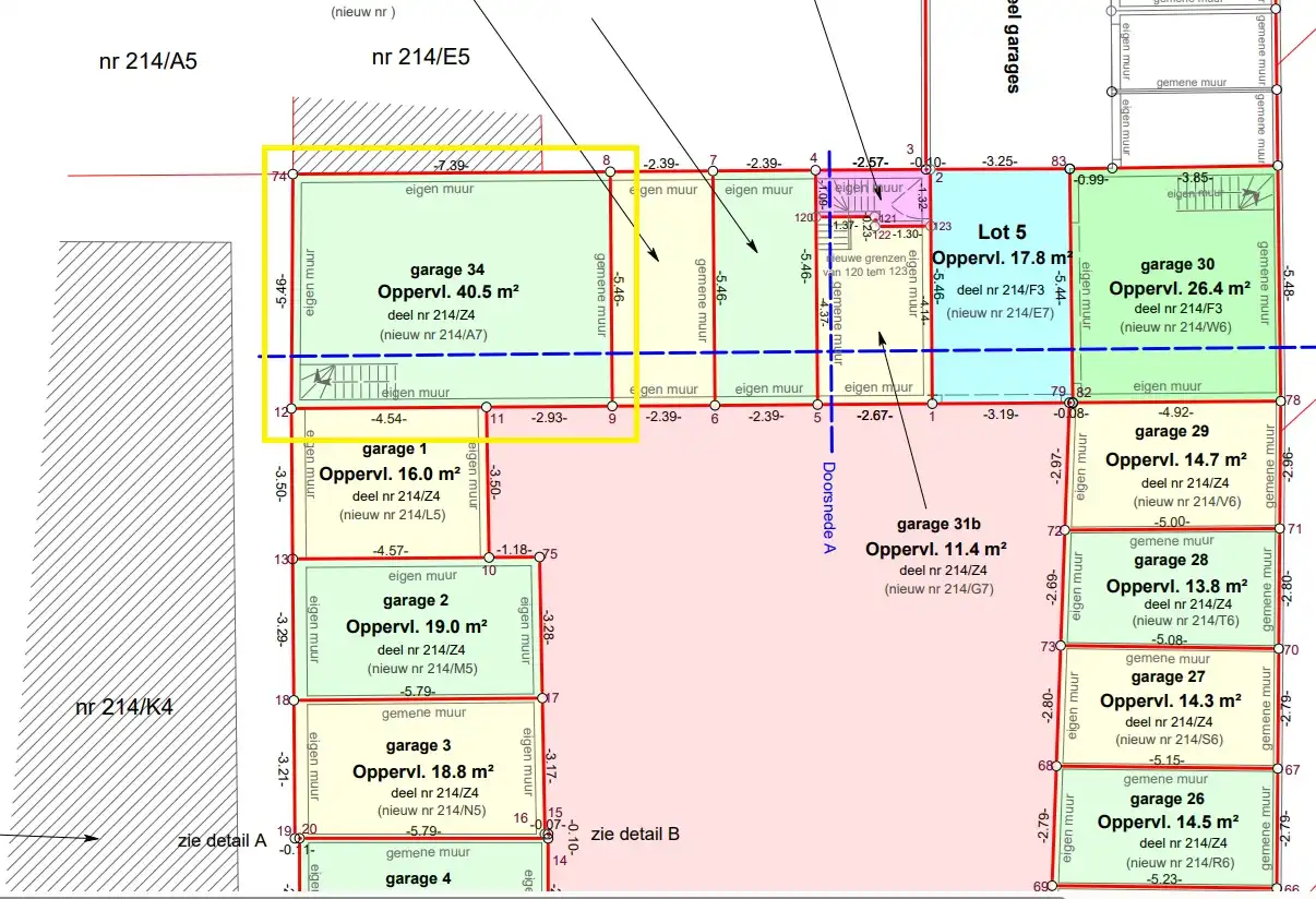 Loods - atelier 40.5m² met water- en elektriciteitsaansluiting + garage 40.5m² te koop foto 7