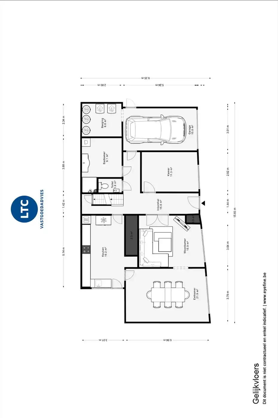 1 rijwoning en 2 appartementen in gezellig Hoegaarden foto 31