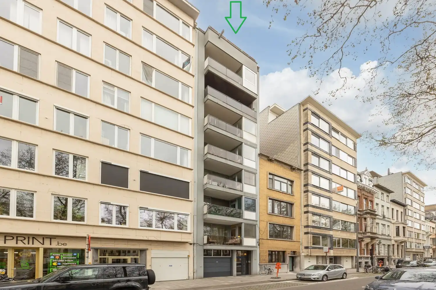 Lumineuze penthouse met giga-terras op absolute toplocatie op 't Zuid te Antwerpen! foto 2