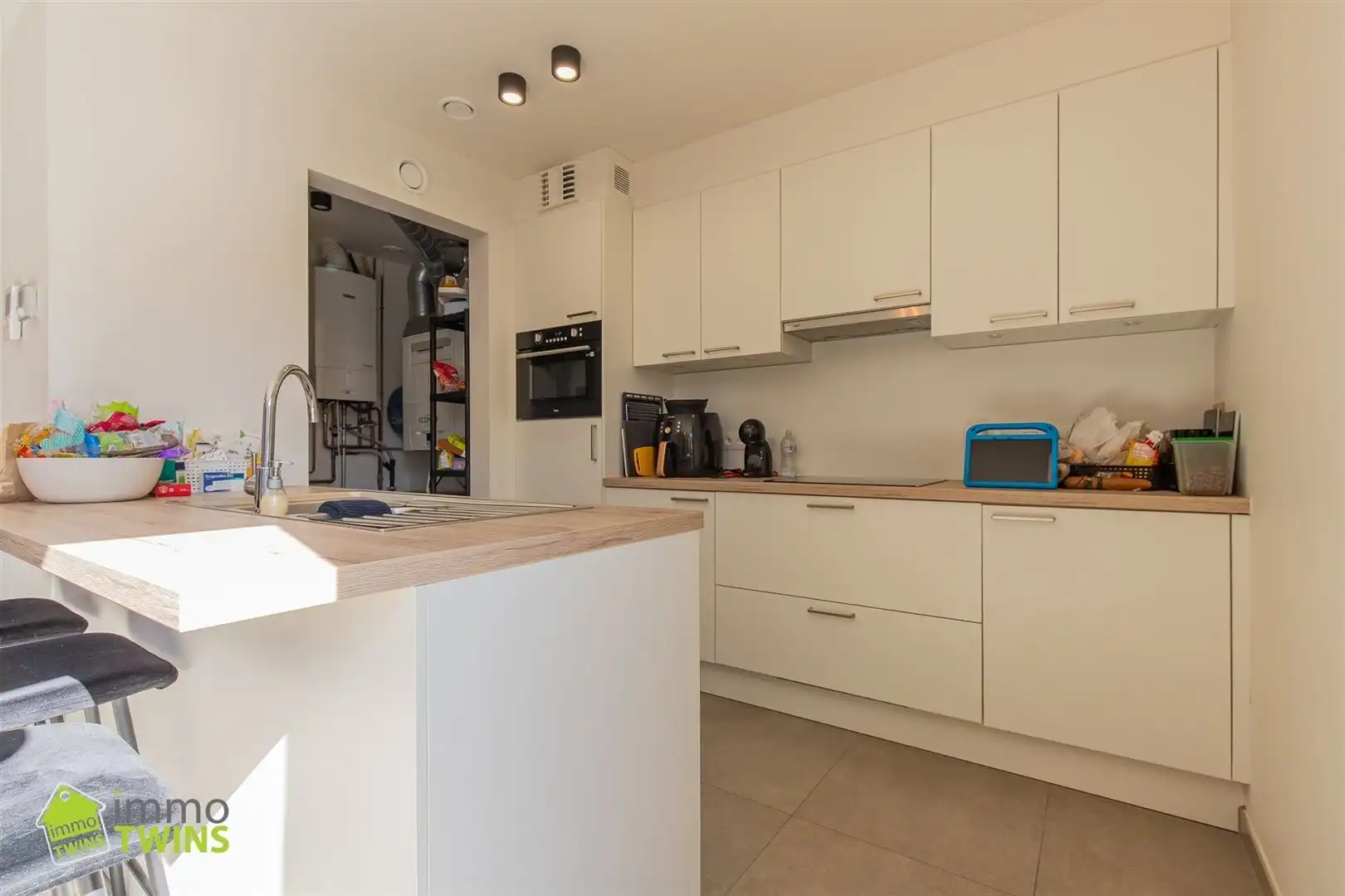Modern gelijkvloers appartement met terras en staanplaats te Grembergen bij Dendermonde  foto 3