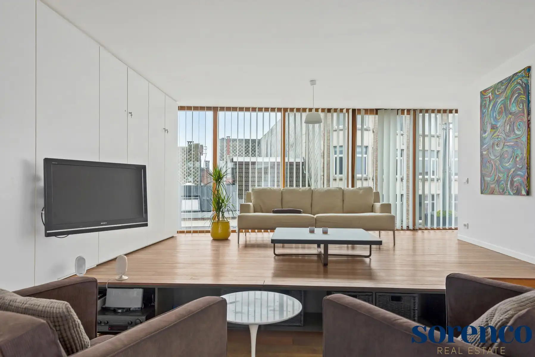 Antwerpen - gemeubeld duplex 2 slpk app. met terras foto 8