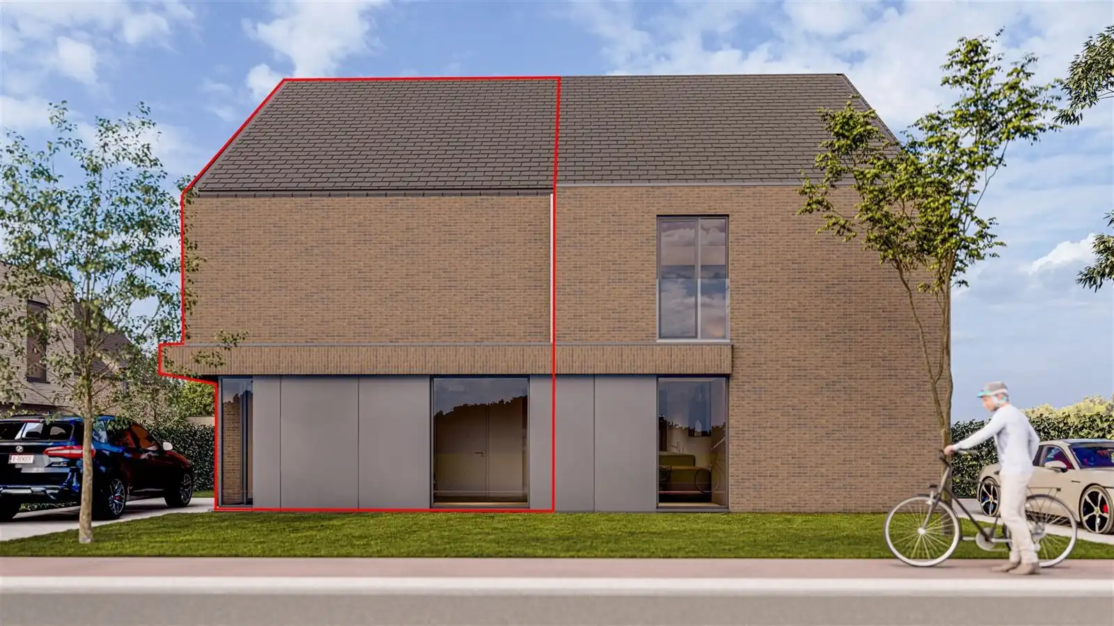 Nieuwbouwwoning W03 met 3 slaapkamers.  foto {{pictureIndex}}