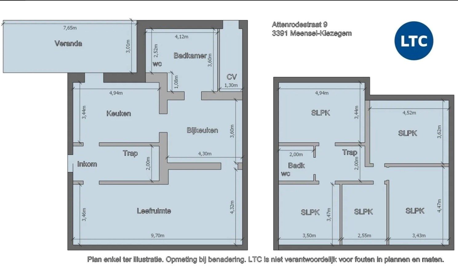 Gezinswoning met 5 slaapkamers en 2 badkamers foto 24