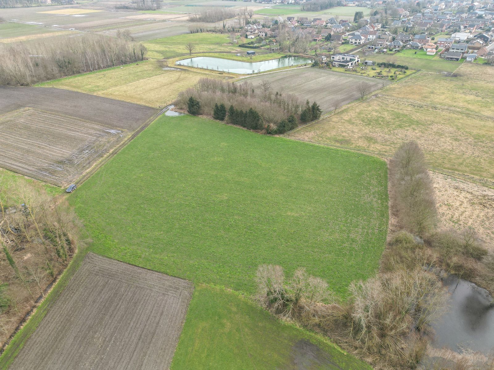 Perceel landbouwgrond van 1ha 37a 50 ca in Kapelle-op-den-Bos foto 2