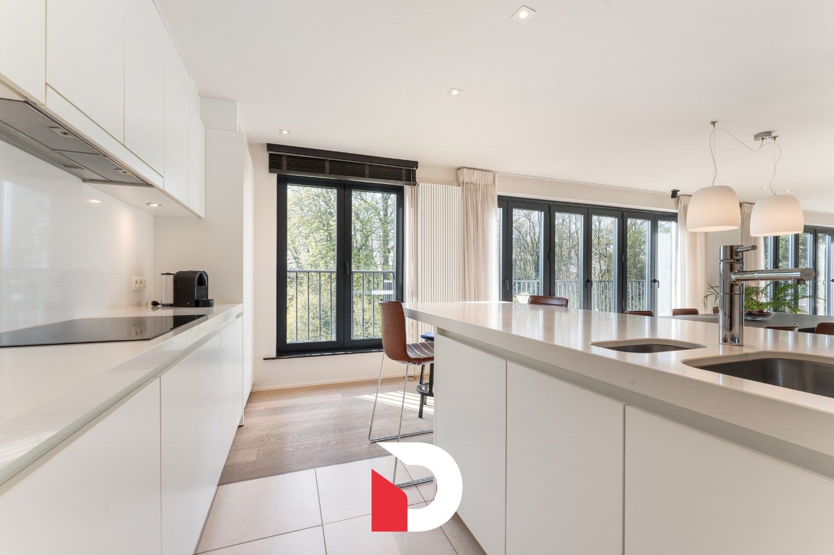 Magnifiek energiezuinig appartement met 3 slk en open zicht over groen park foto 11
