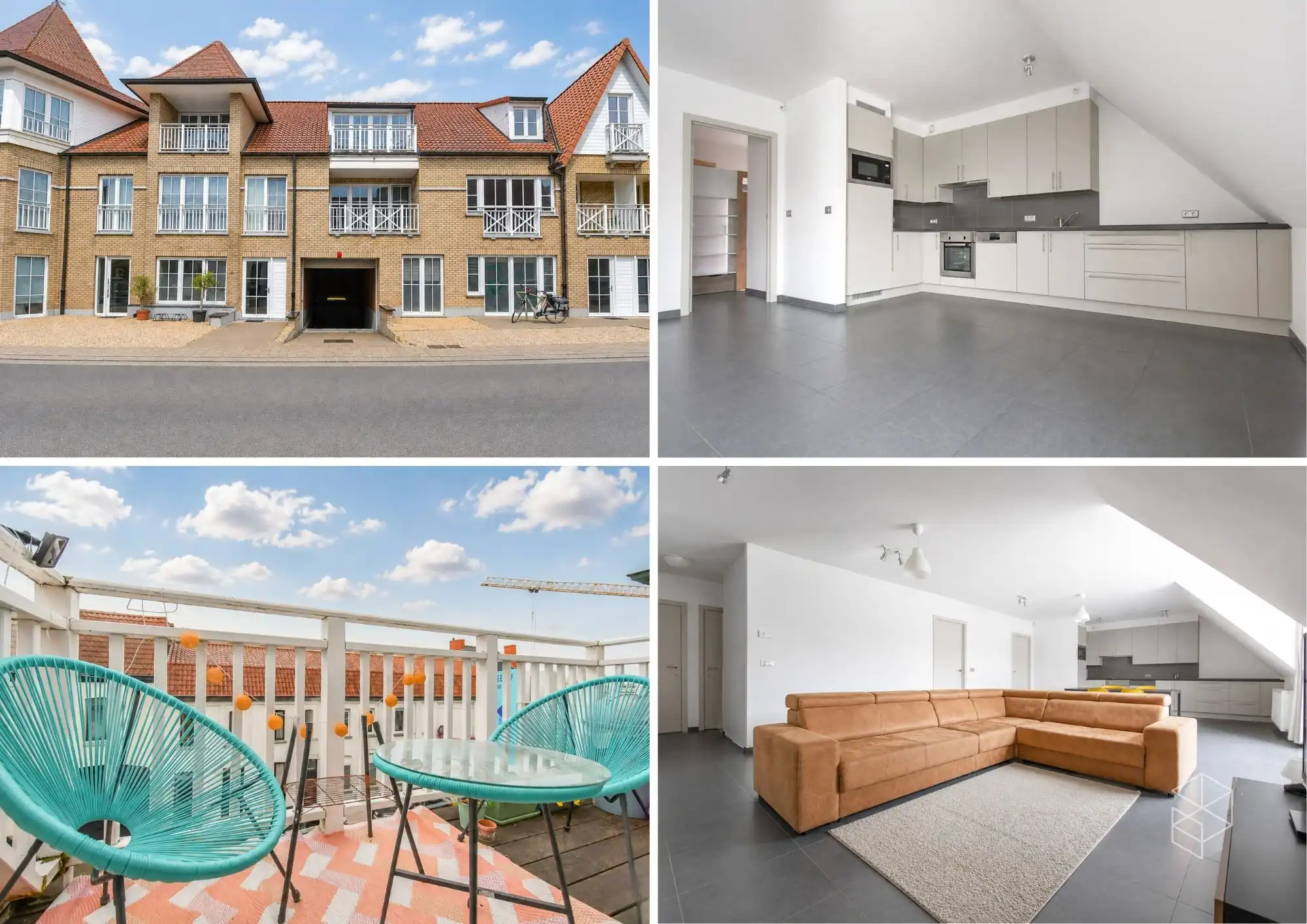 Ruim en modern woonappartement (bouwjaar 2020) met 2 slaapkamers en terras. foto {{pictureIndex}}