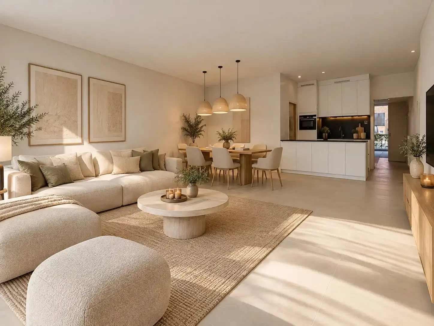Luxueus en modern afgewerkt gelijkvloers appartement met tuin en 1 slaapkamer. foto 5