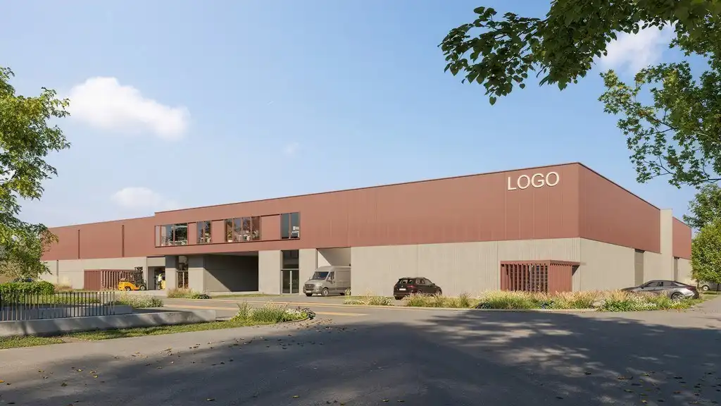 Nieuwbouw loods met laadkade te koop in Cesar Business Park Bornem foto 8