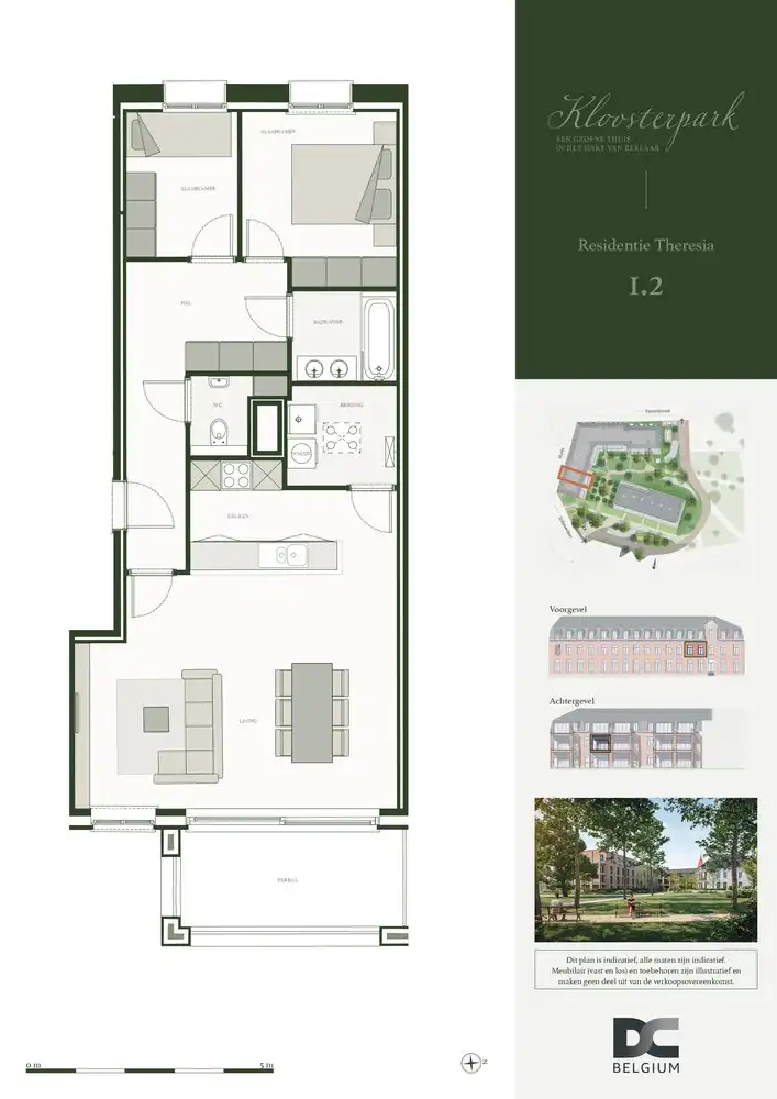 Residentie THERESIA | 2 SLKS | 91 m² | terras 12 m² foto 2