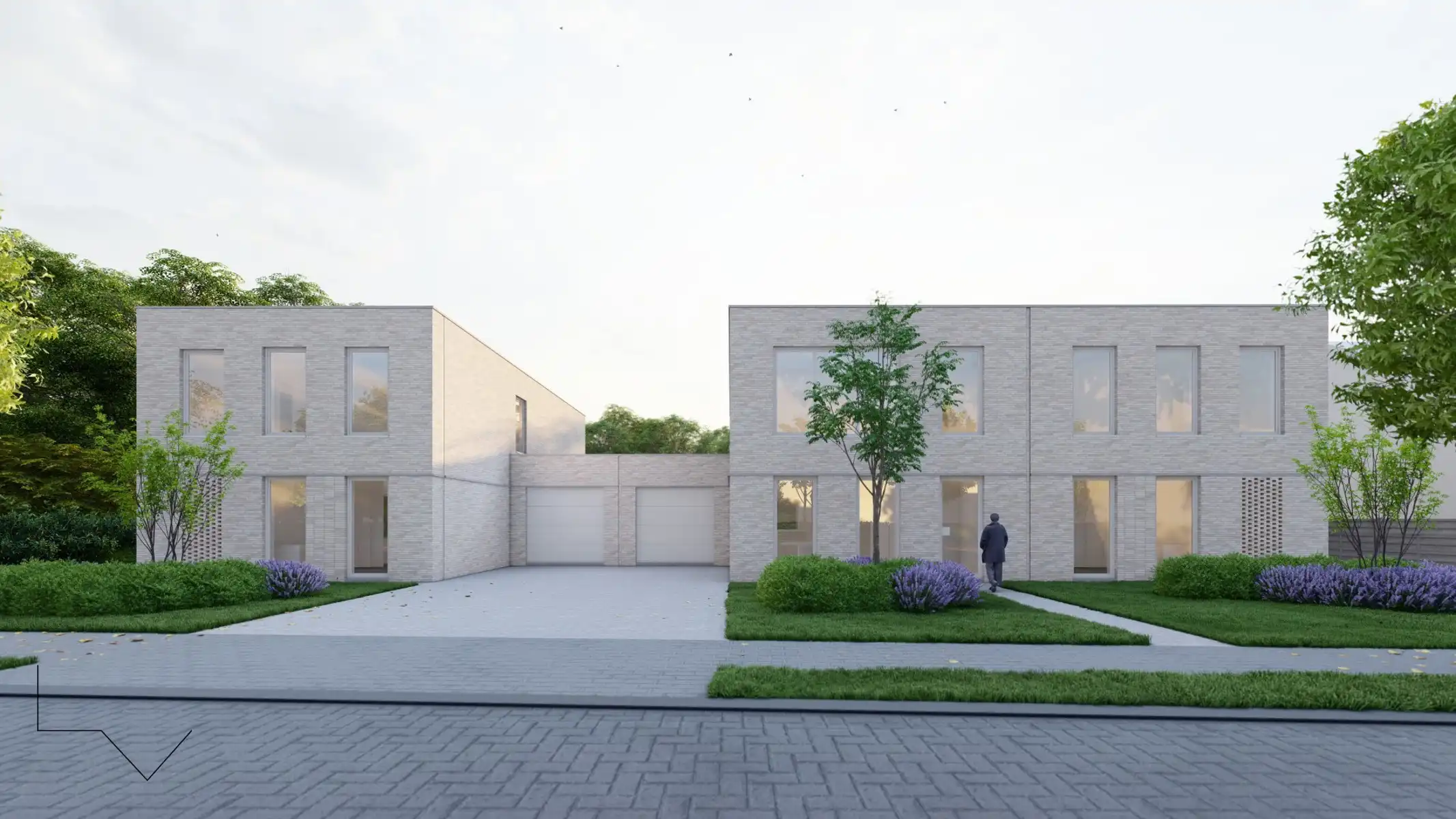 Kwaliteitsvolle BEN-nieuwbouwwoning met 4 slaapkamers op een TOP-locatie in Merksplas. foto {{pictureIndex}}