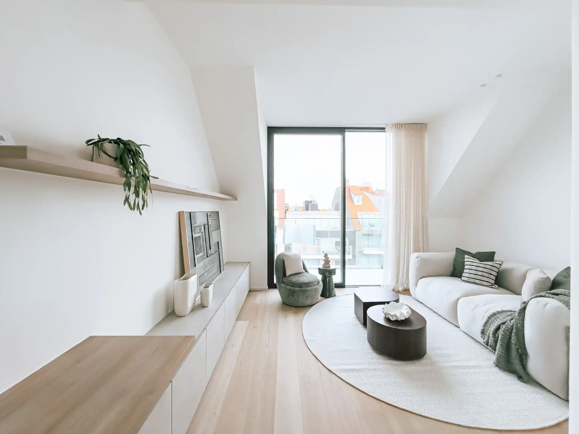 Afgewerkt nieuw duplex dakappartement met zijdelings zeezicht in het centrum van Knokke foto 8