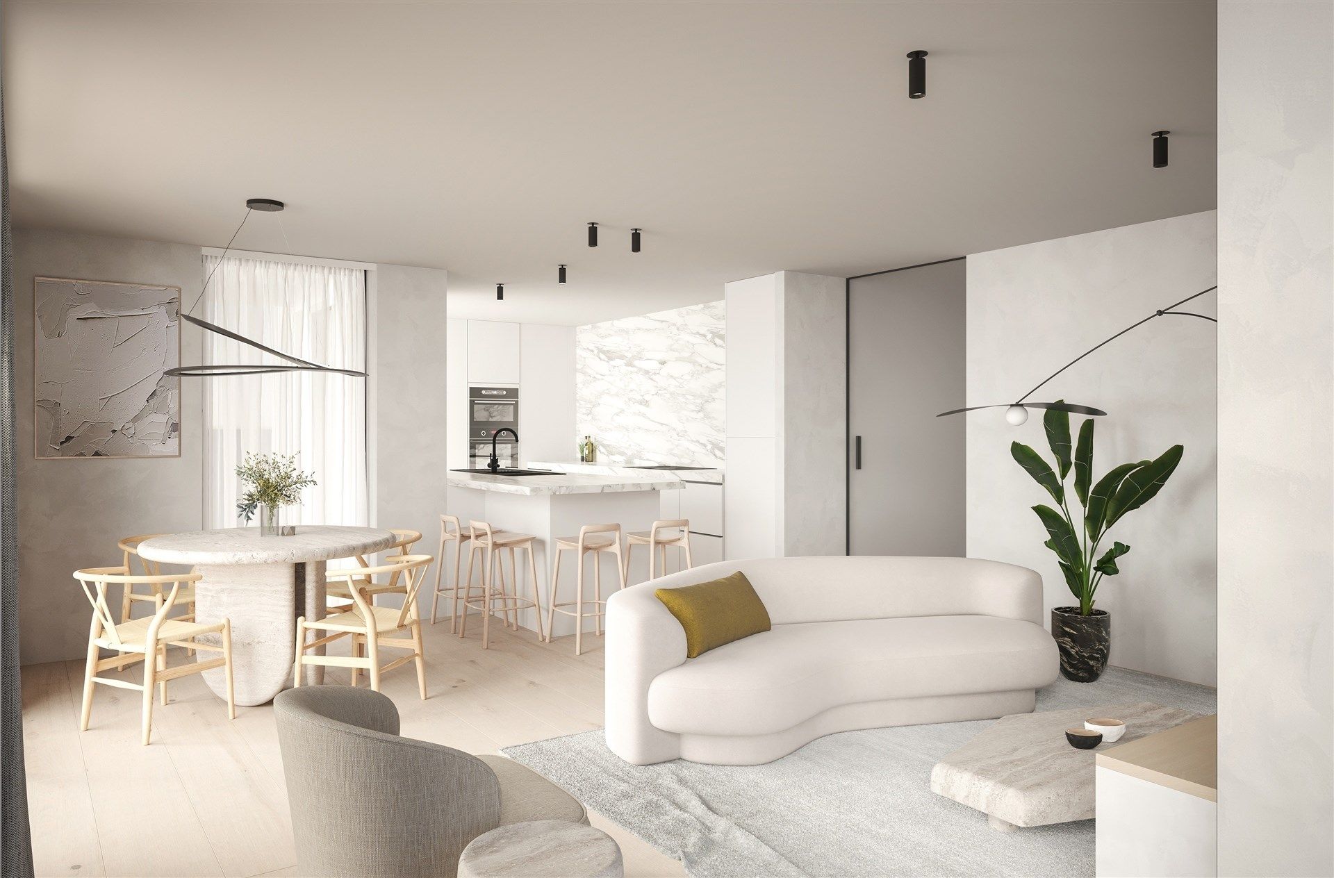 Lichtrijk nieuwbouwappartement met 2 slaapkamers en terras foto 3