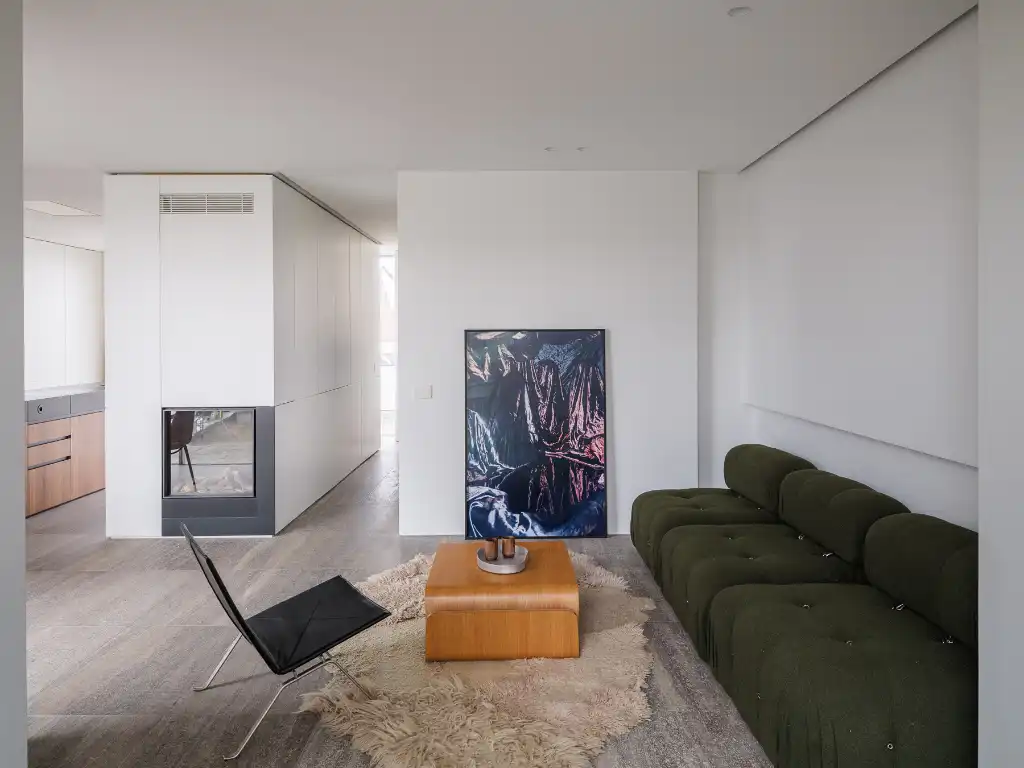 High-end duplexpenthouse met drie terrassen, gelegen in een architecturaal hoogstaand gebouw naar ontwerp van Element Architecten. foto 2