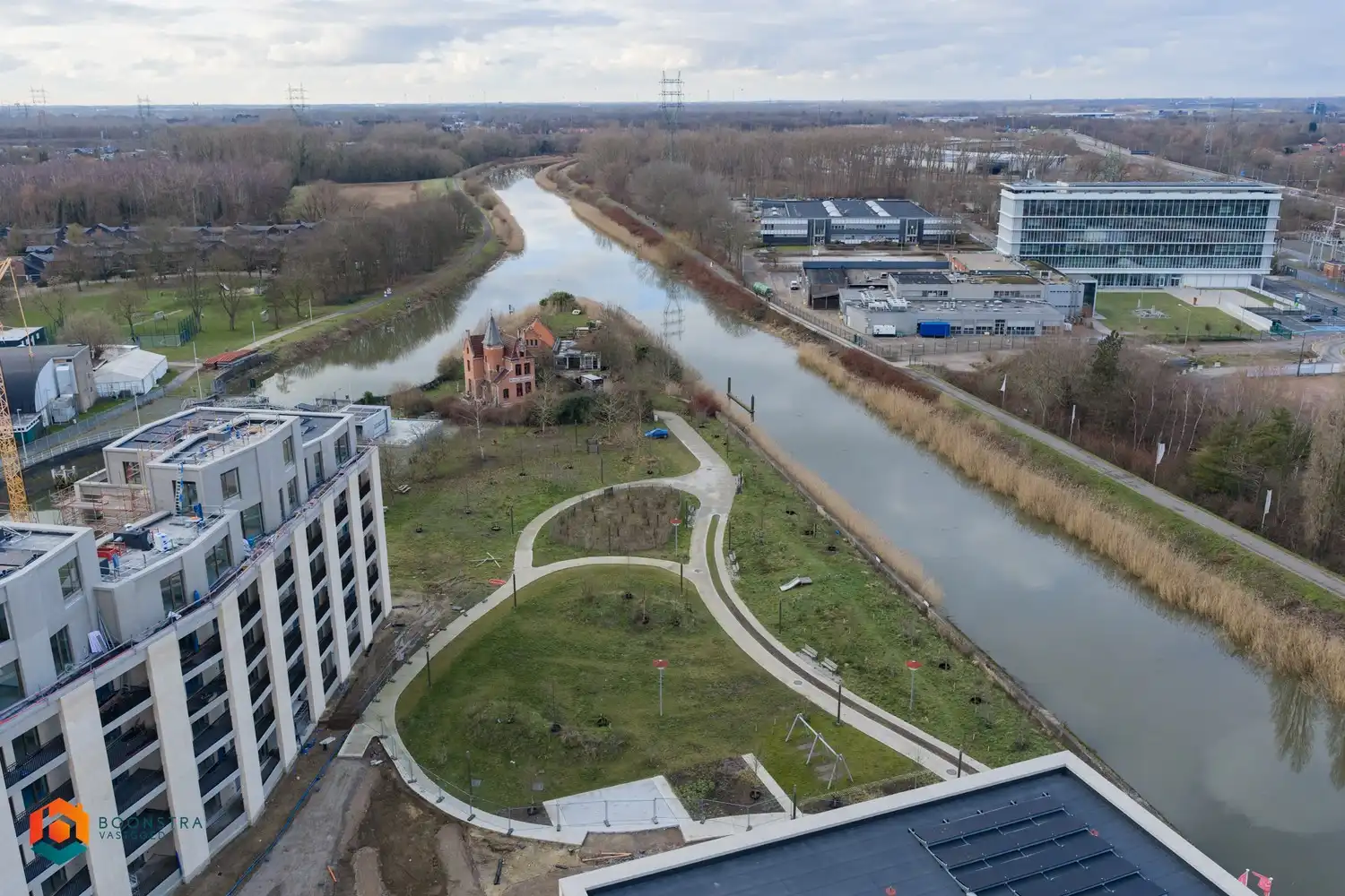 Nieuwbouwapp. met 1 slpkr, berging en prachtig uitzicht te Mechelen foto 9
