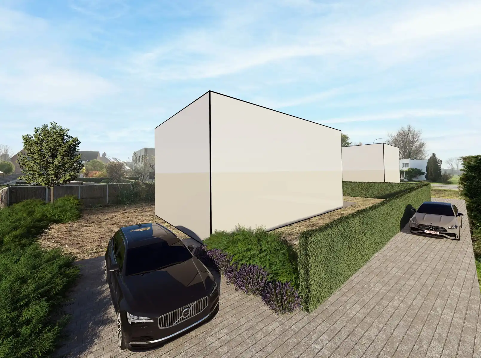 Bouwgrond in doodlopende straat in residentiele wijk foto 3