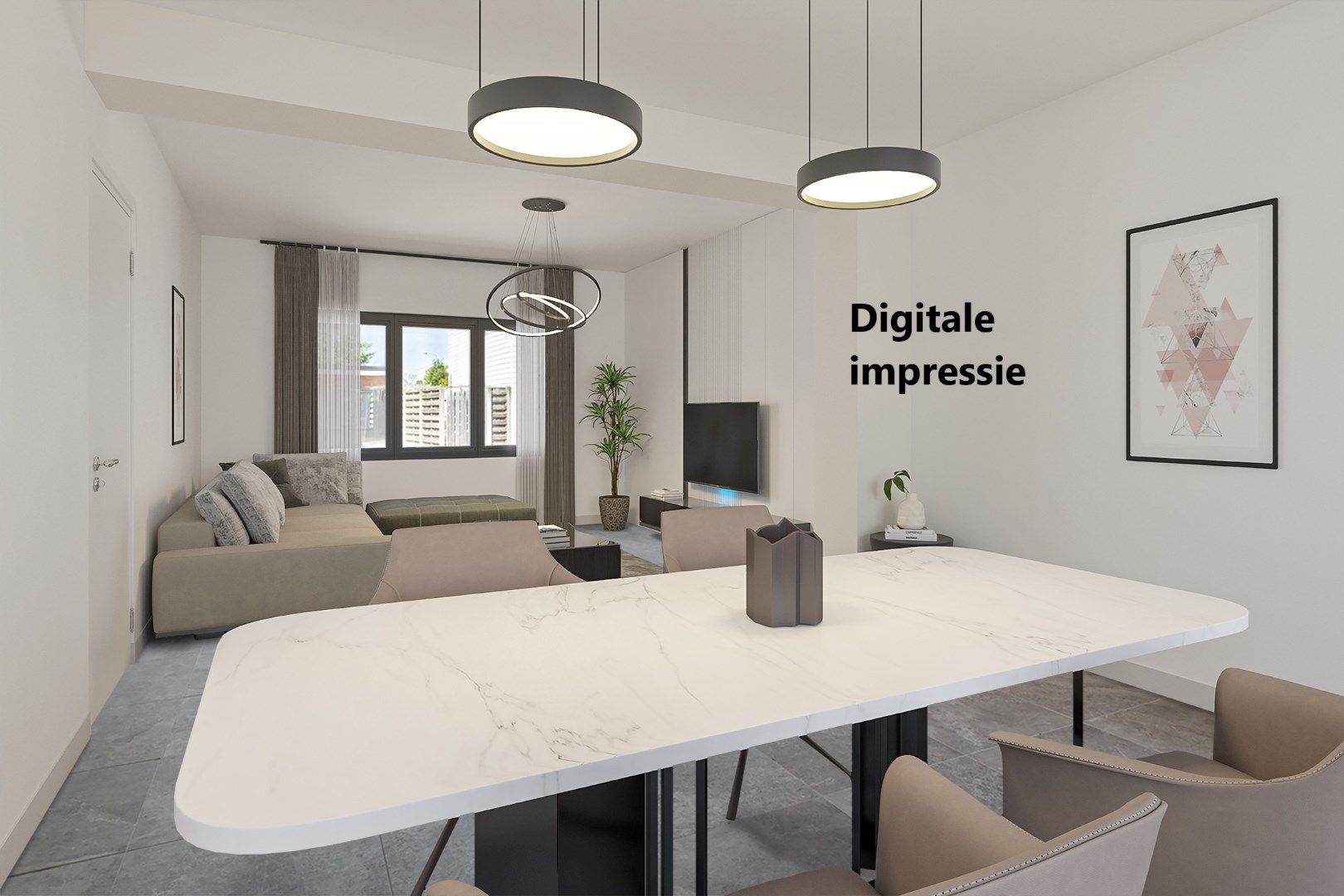 Volledig gerenoveerde woning met 3/4 slpks te Sint-Jozef-Olen ! foto 4