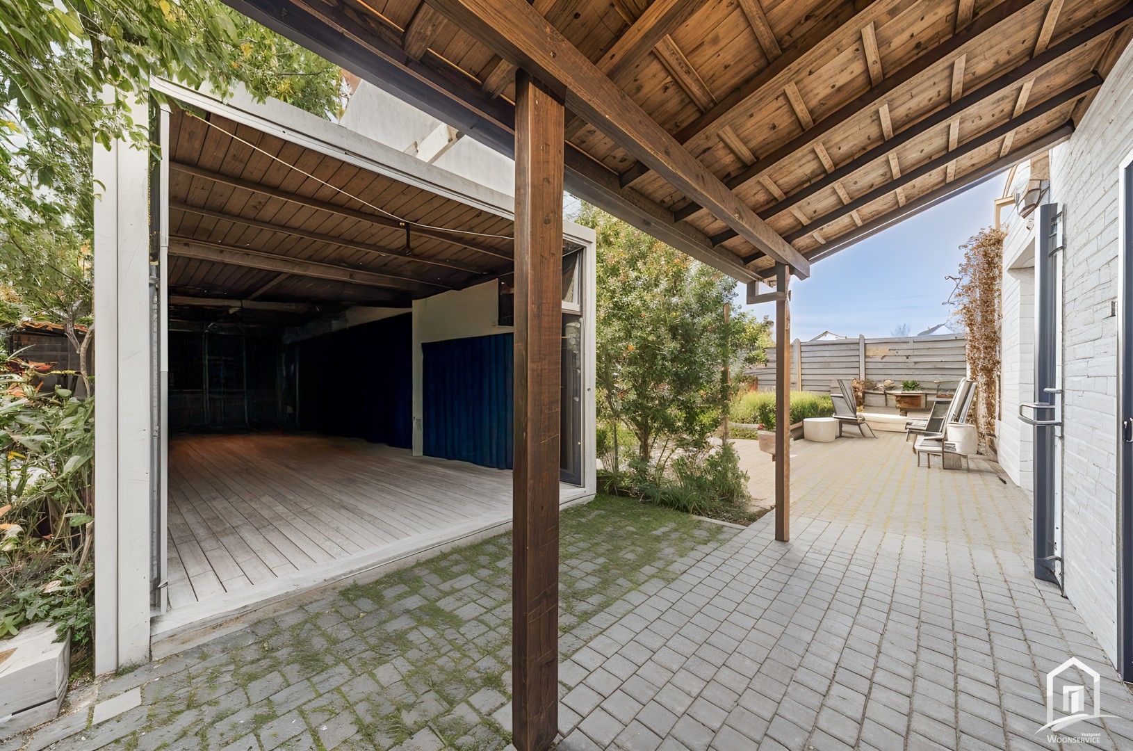 Instapklare halfopen bebouwing met tuin en garages in Denderleeuw foto 19