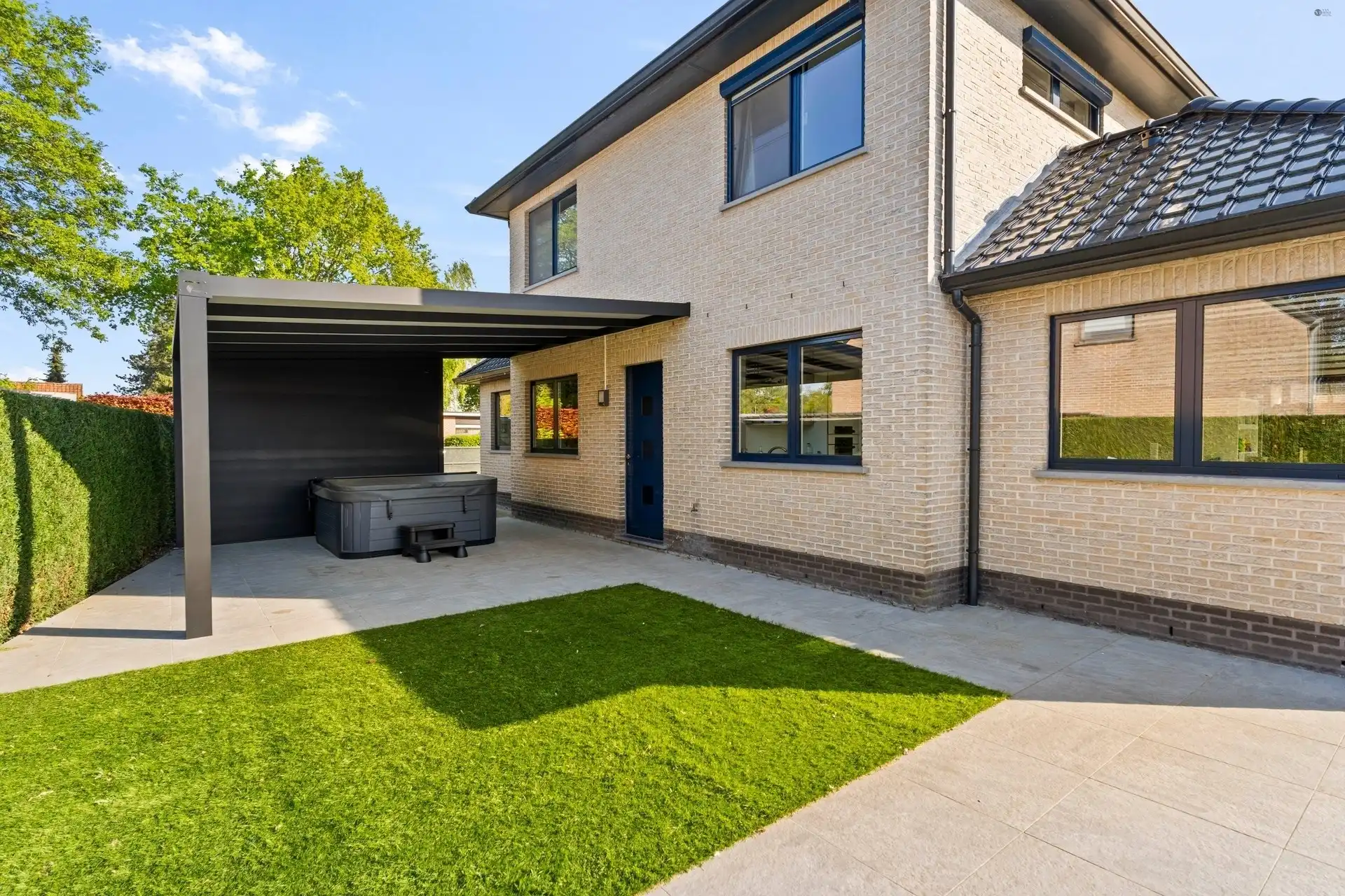 open bebouwing met onderhoudsvriendelijke tuin foto 19