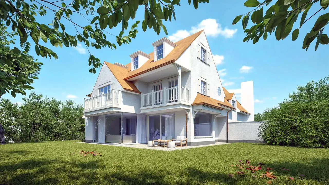 Schitterende bouwgrond met high-end bouwplannen in een paadje in het Zoute. foto 3