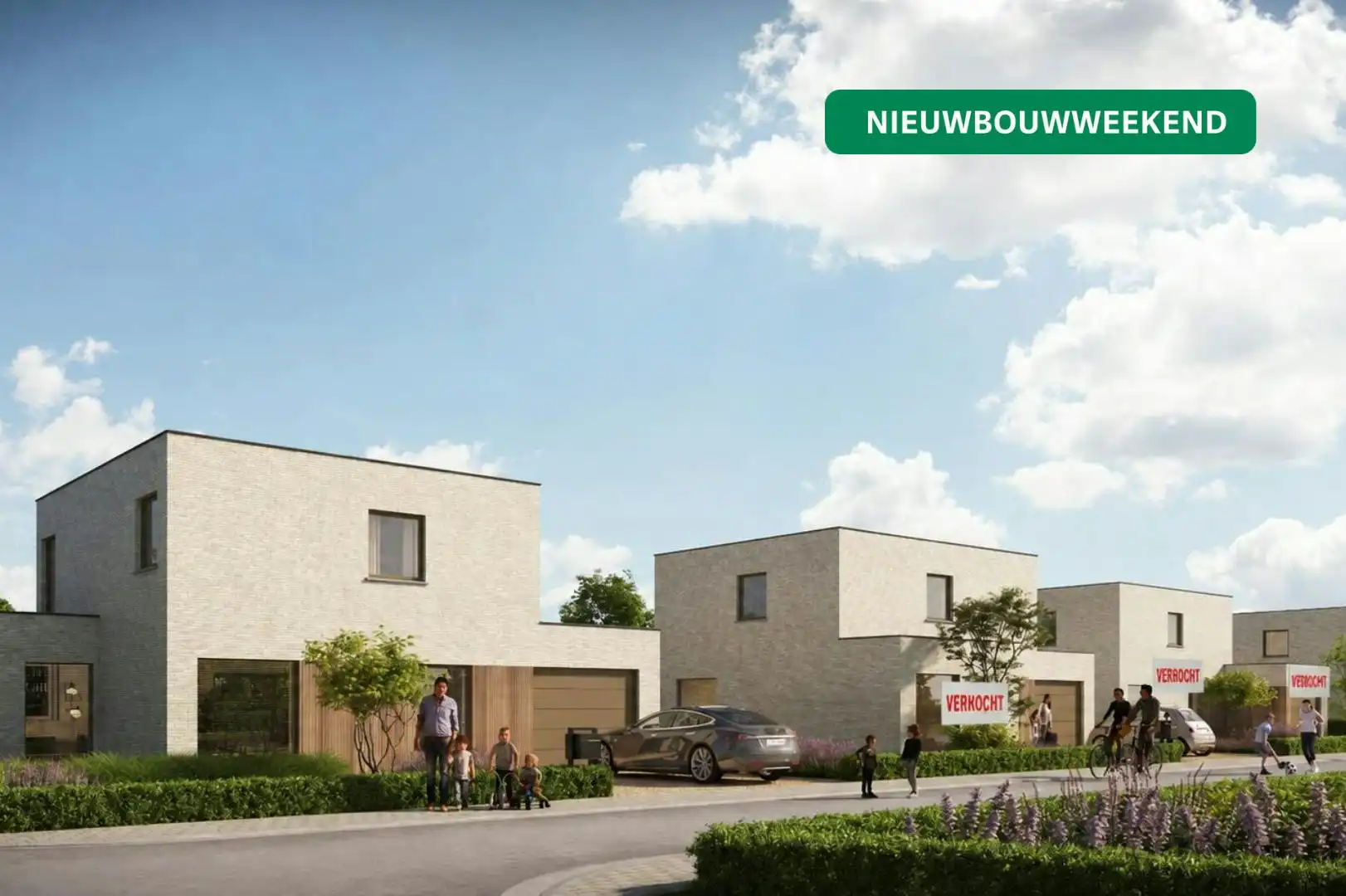 Modern wonen in Krombeke: hoogwaardig nieuwbouwhuis te koop foto {{pictureIndex}}